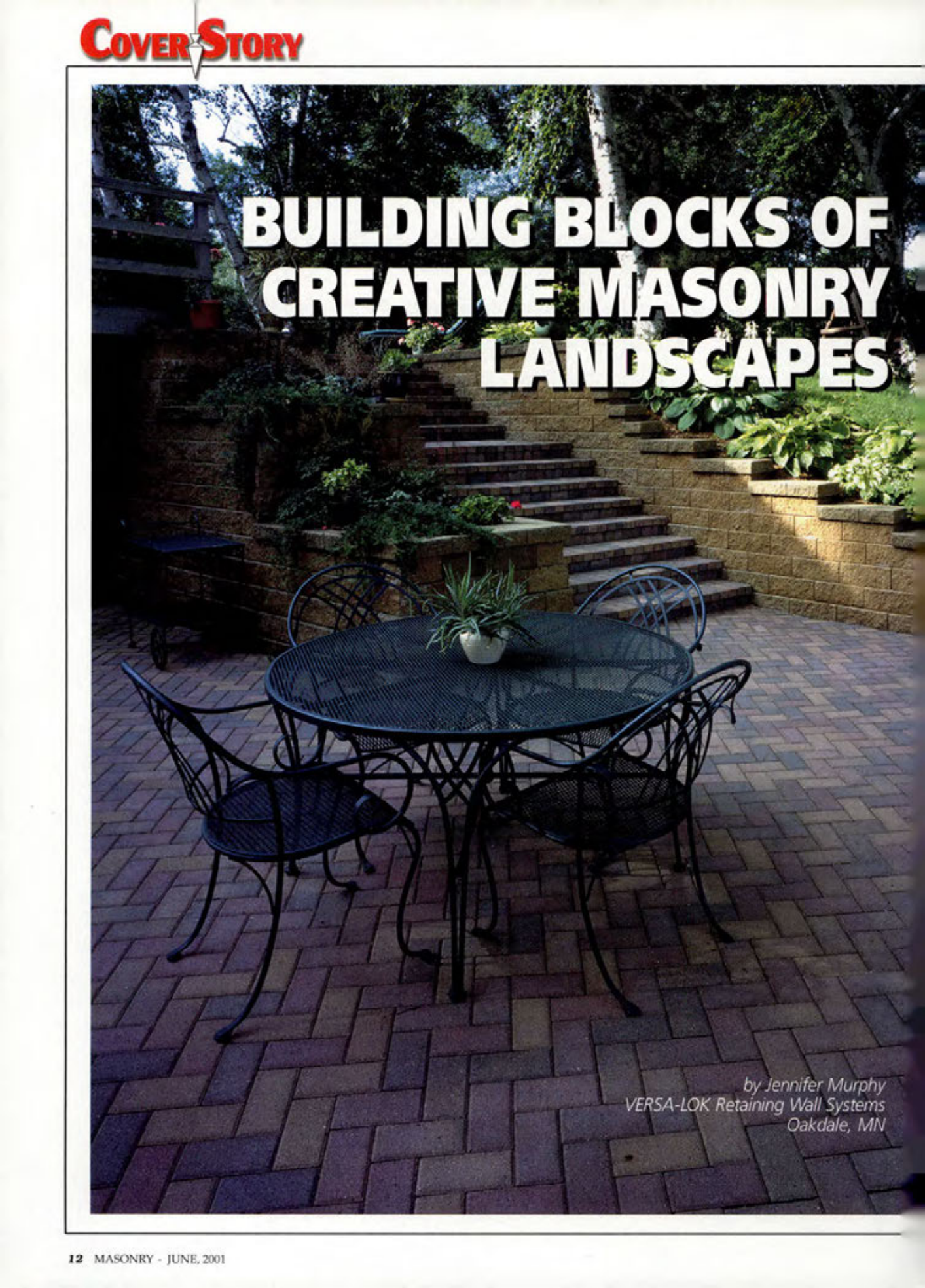 Masonry Magazine June 2001 Page. 12