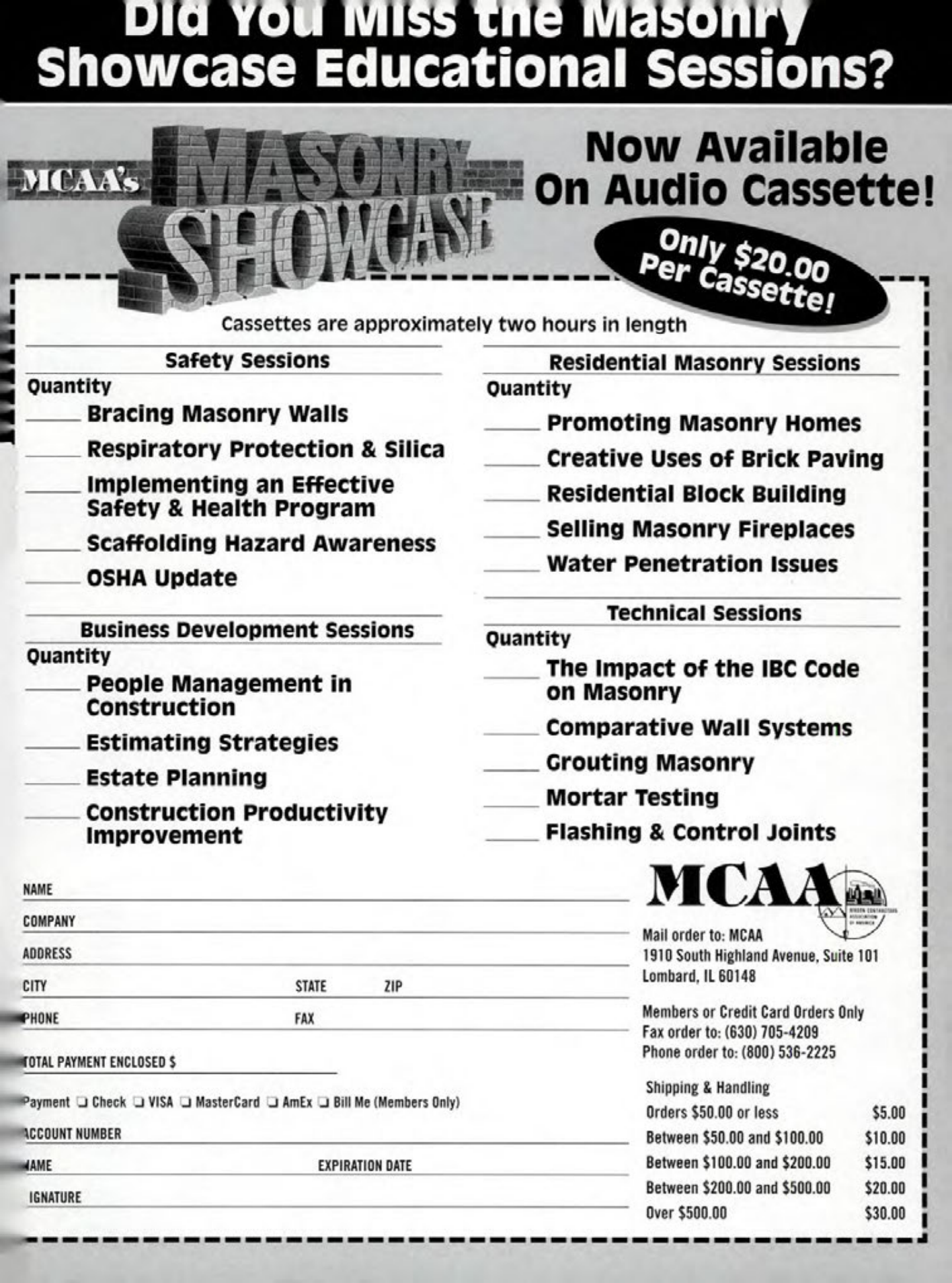 Masonry Magazine June 2001 Page. 49