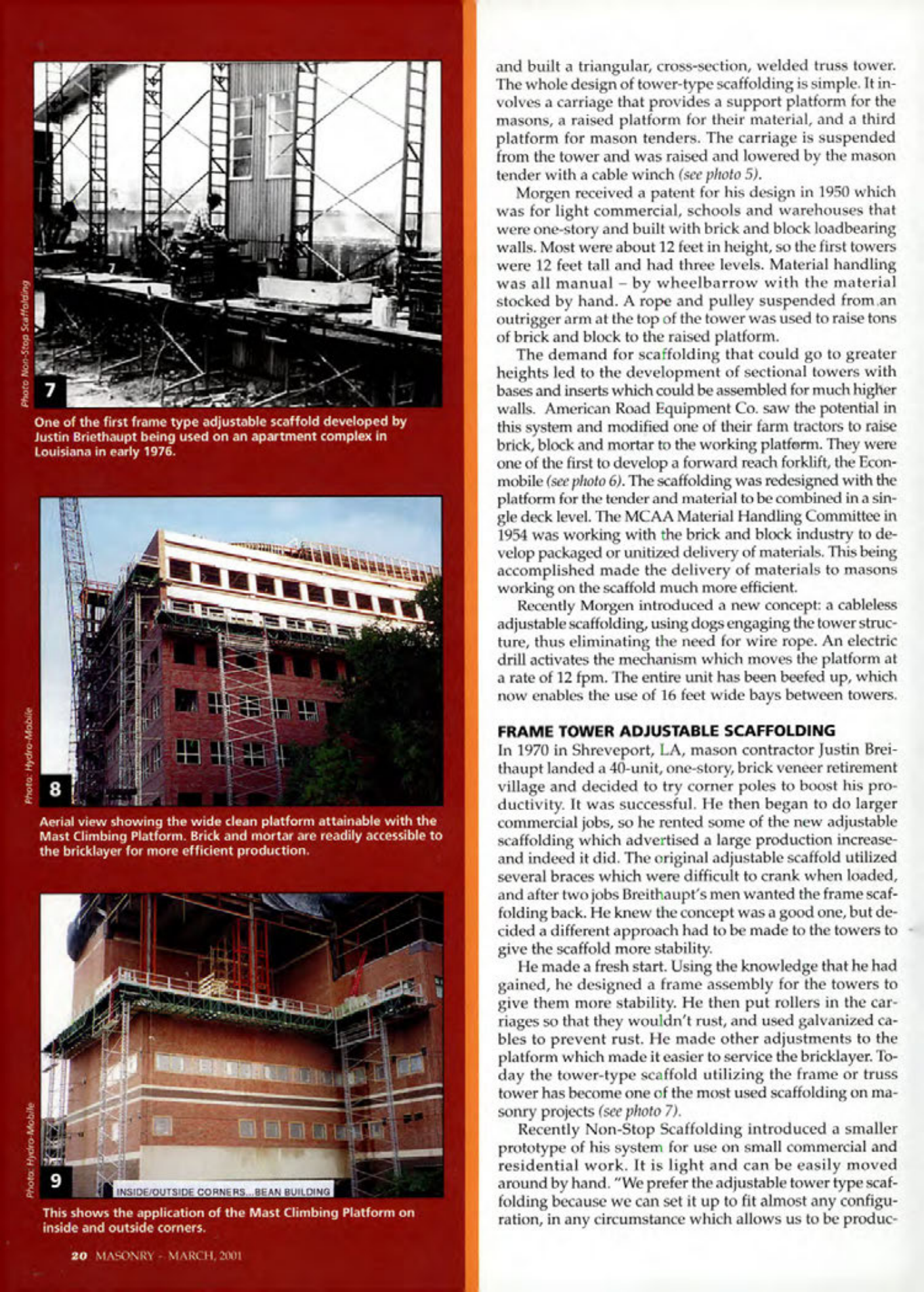 Masonry Magazine March 2001 Page. 20