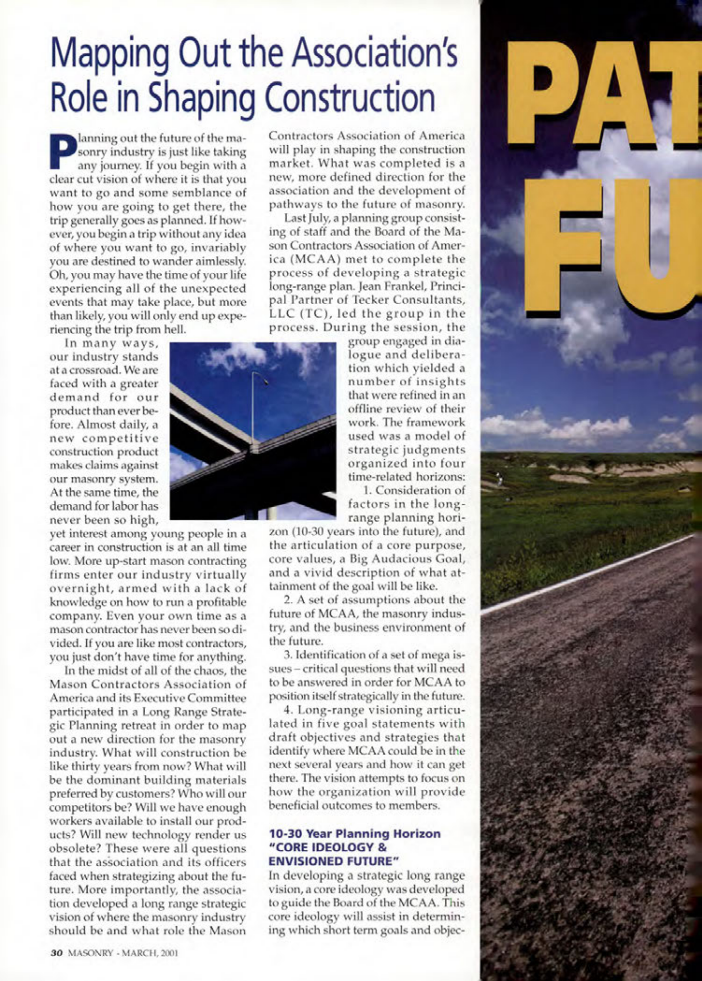 Masonry Magazine March 2001 Page. 30