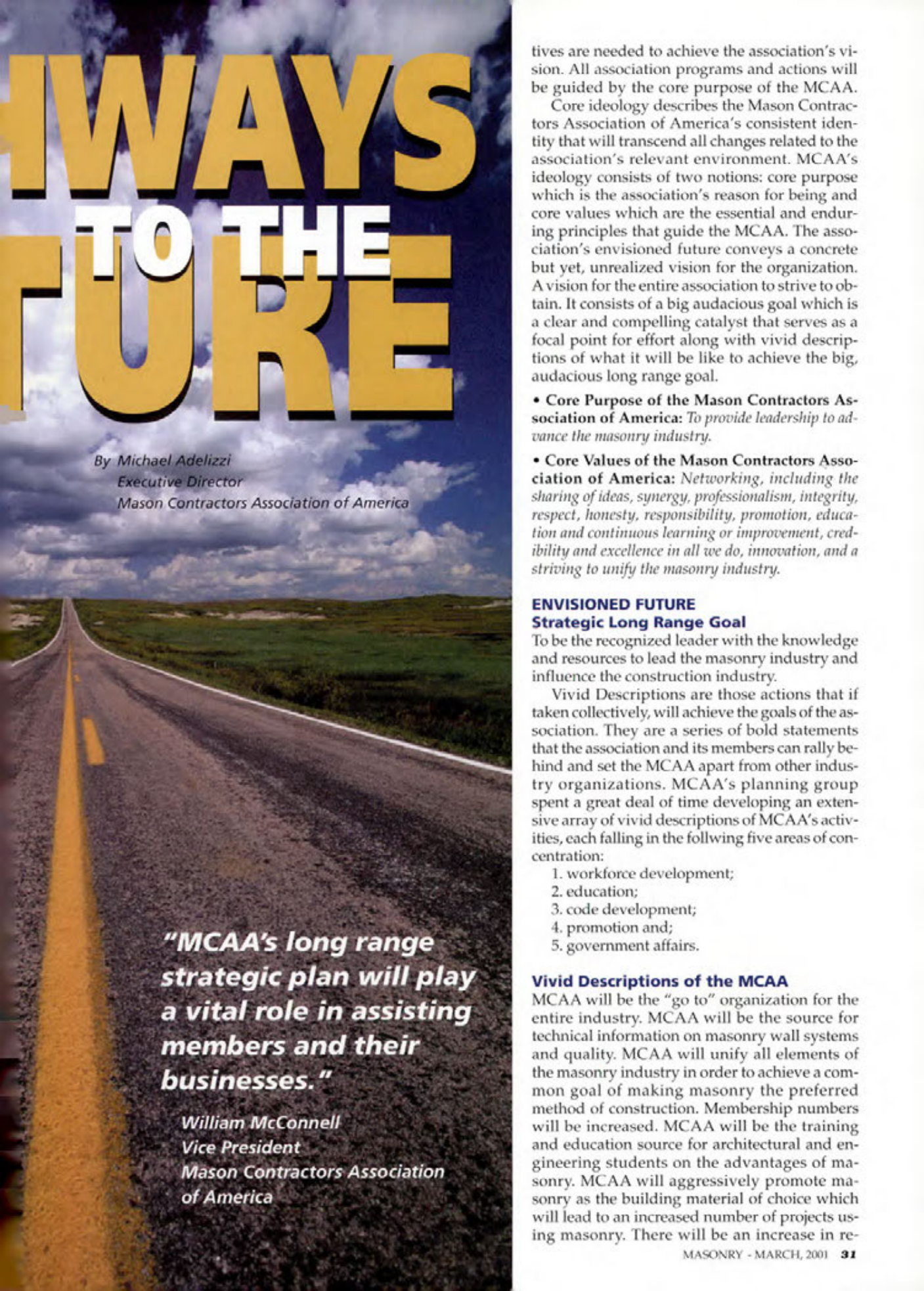 Masonry Magazine March 2001 Page. 31