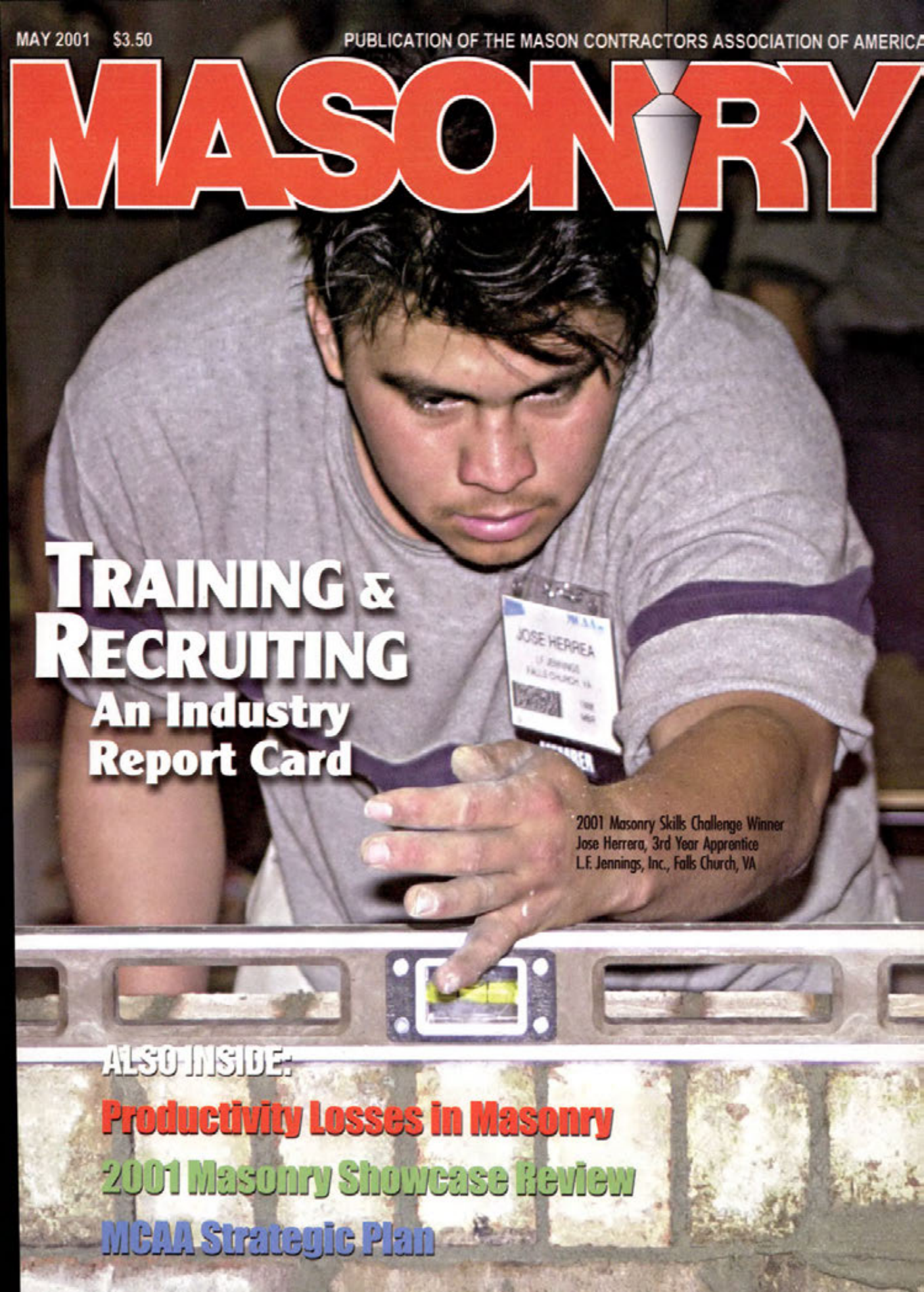 Masonry Magazine May 2001 Page. 1