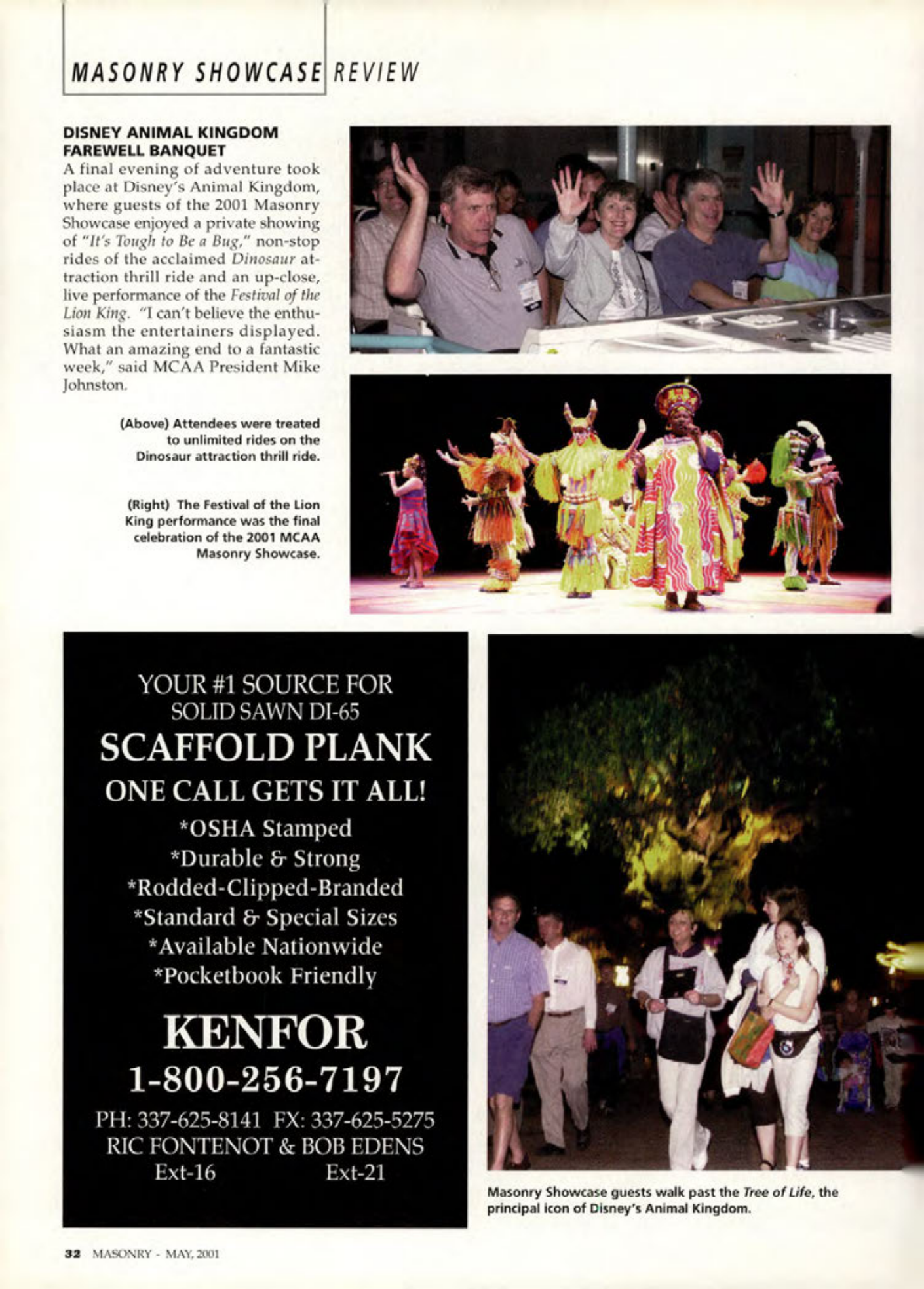 Masonry Magazine May 2001 Page. 32