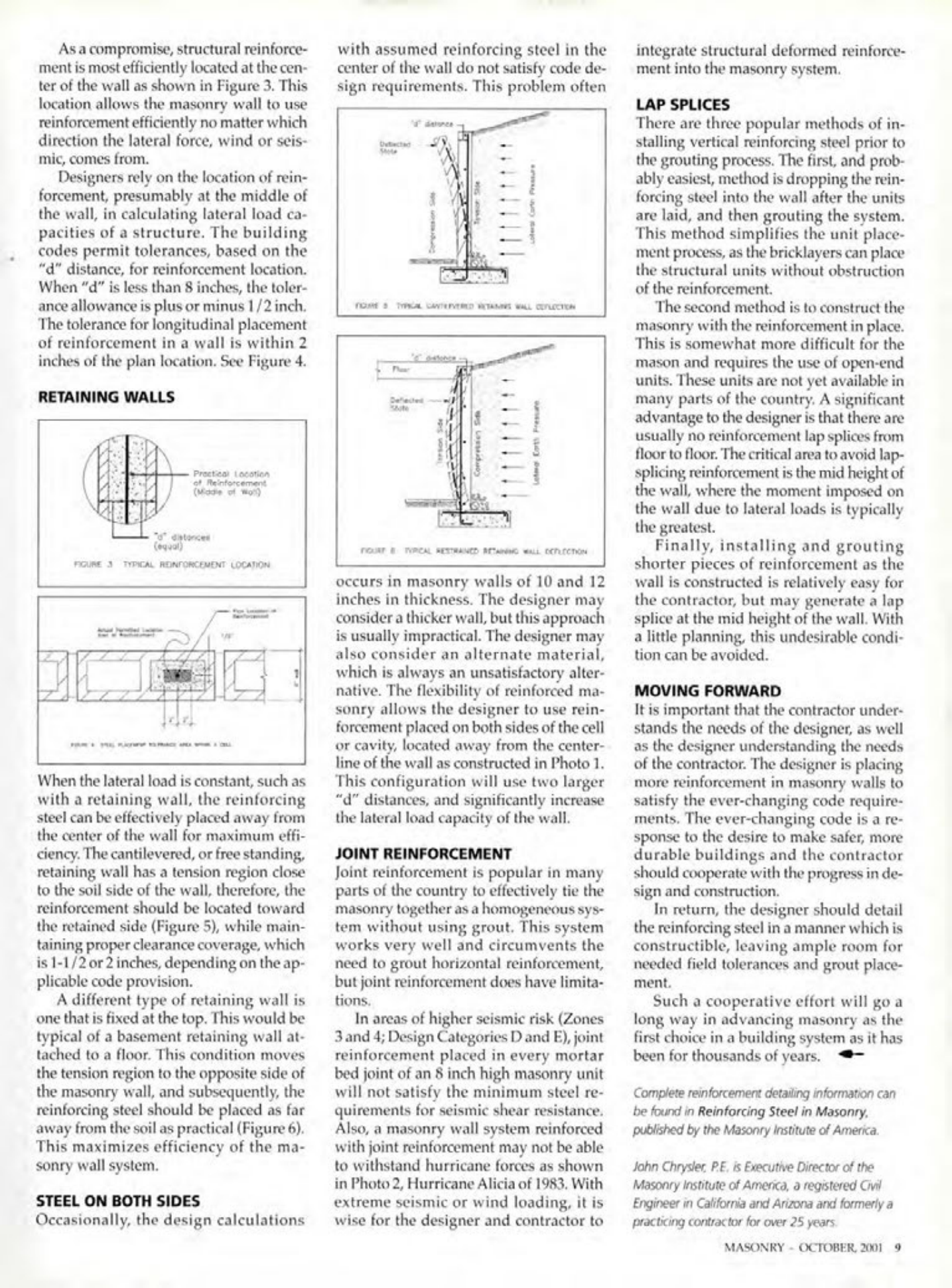 Masonry Magazine October 2001 Page. 9