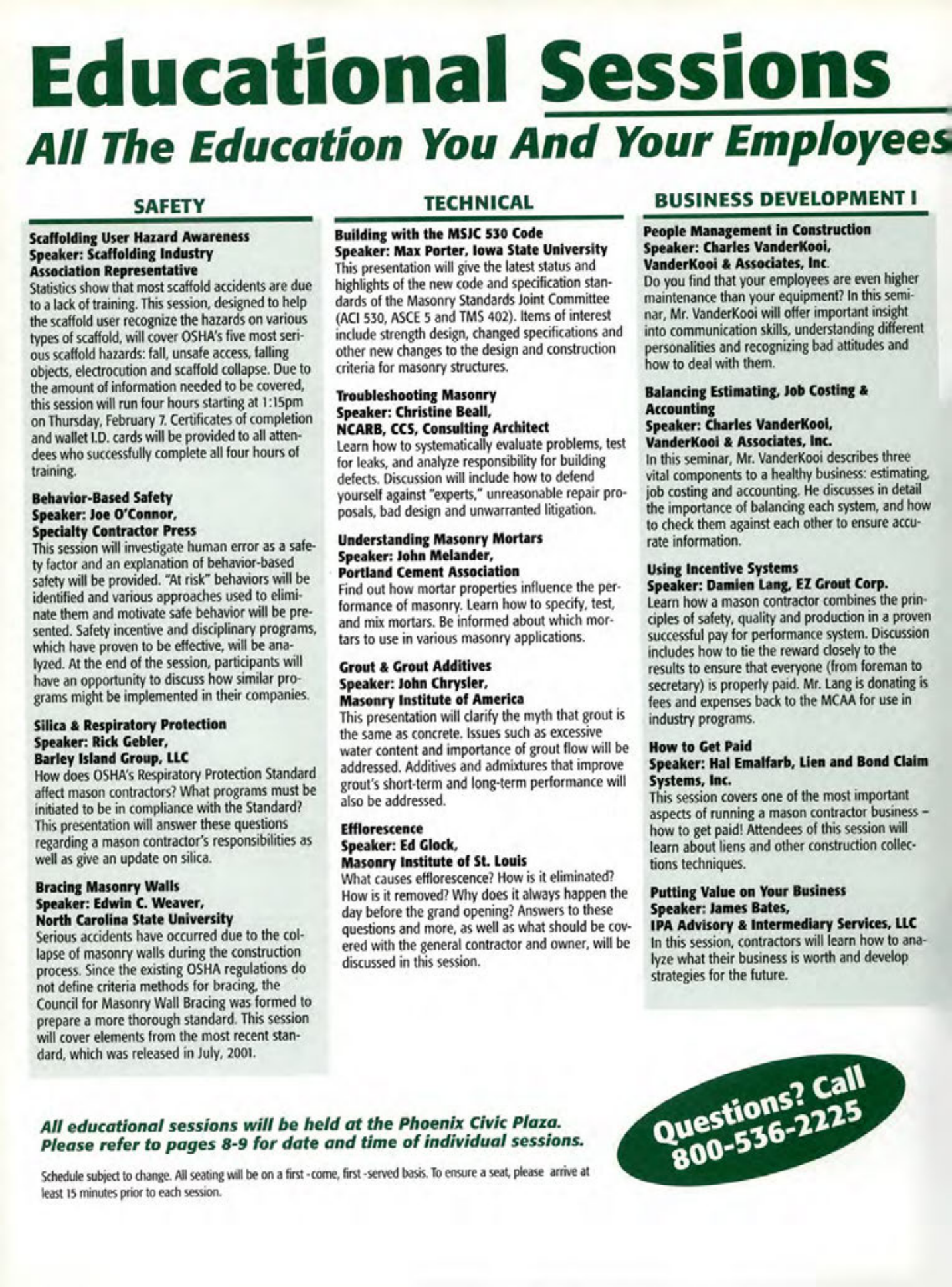 Masonry Magazine October 2001 Page. 28