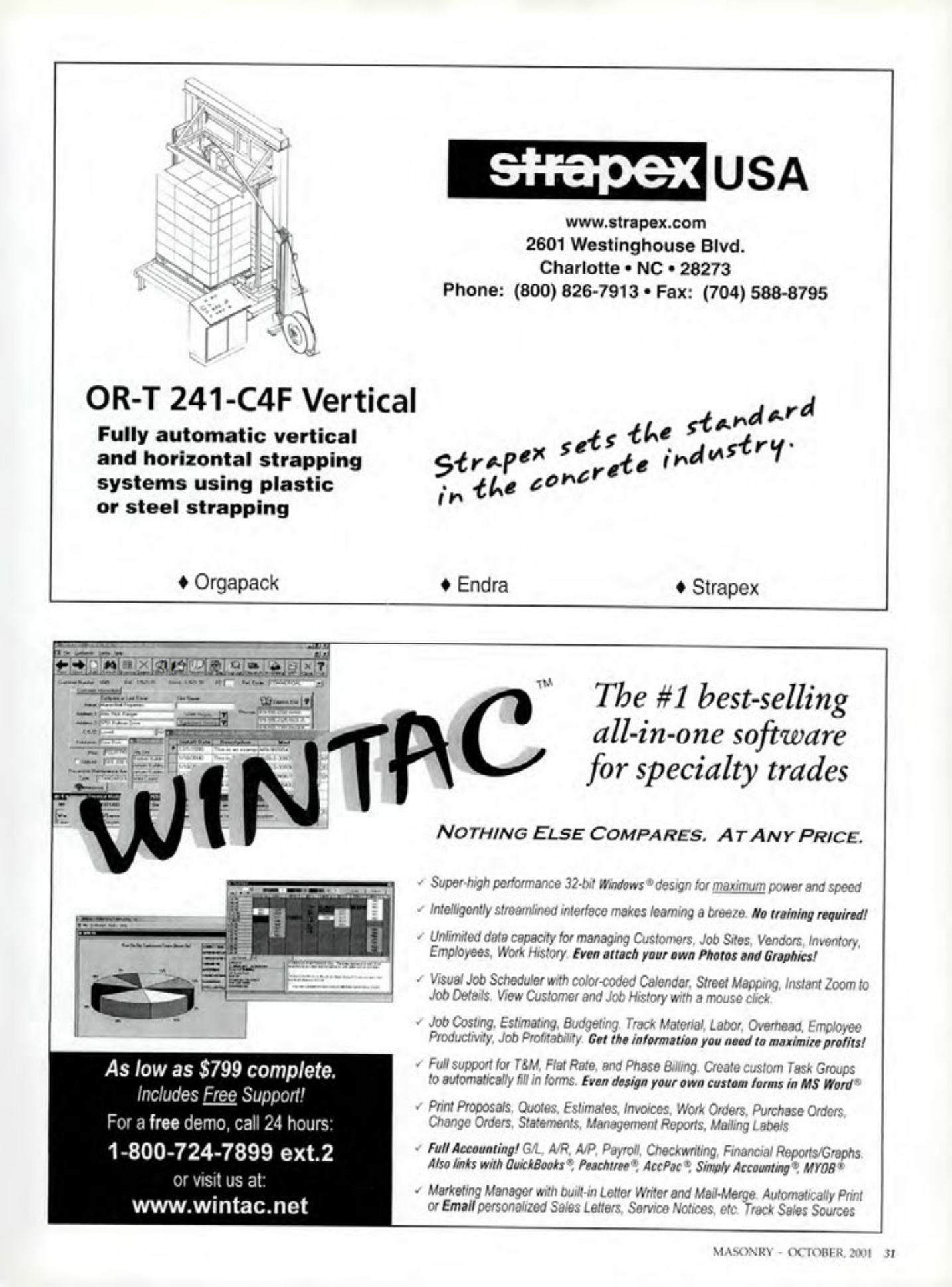 Masonry Magazine October 2001 Page. 31