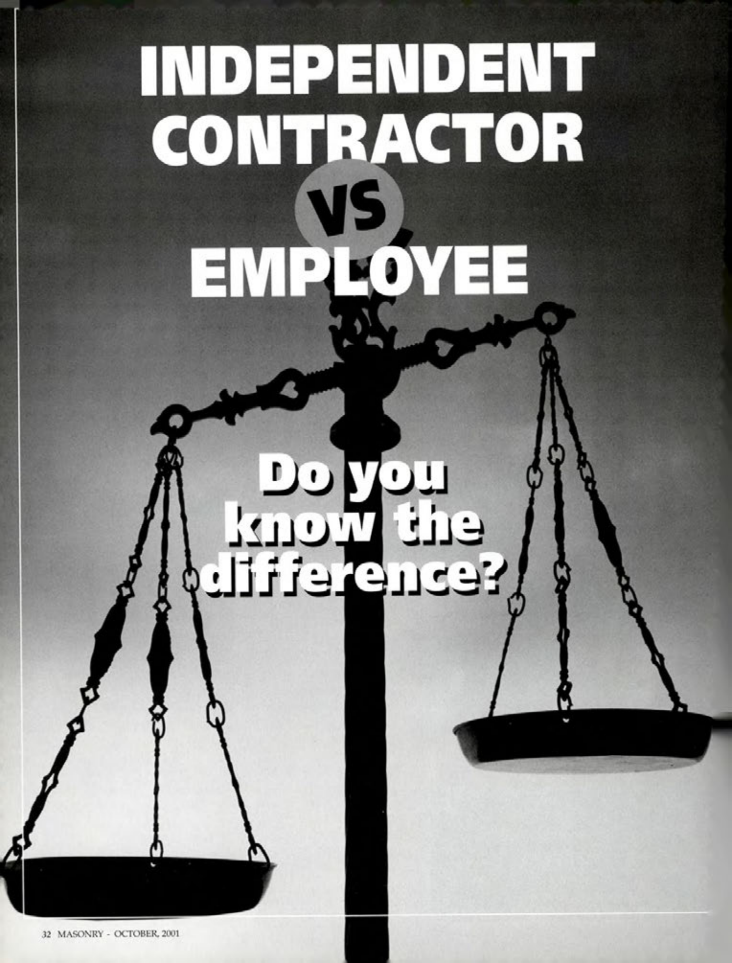 Masonry Magazine October 2001 Page. 32