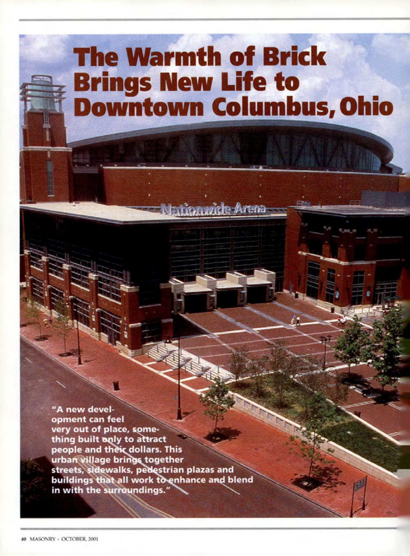 Masonry Magazine October 2001 Page. 40