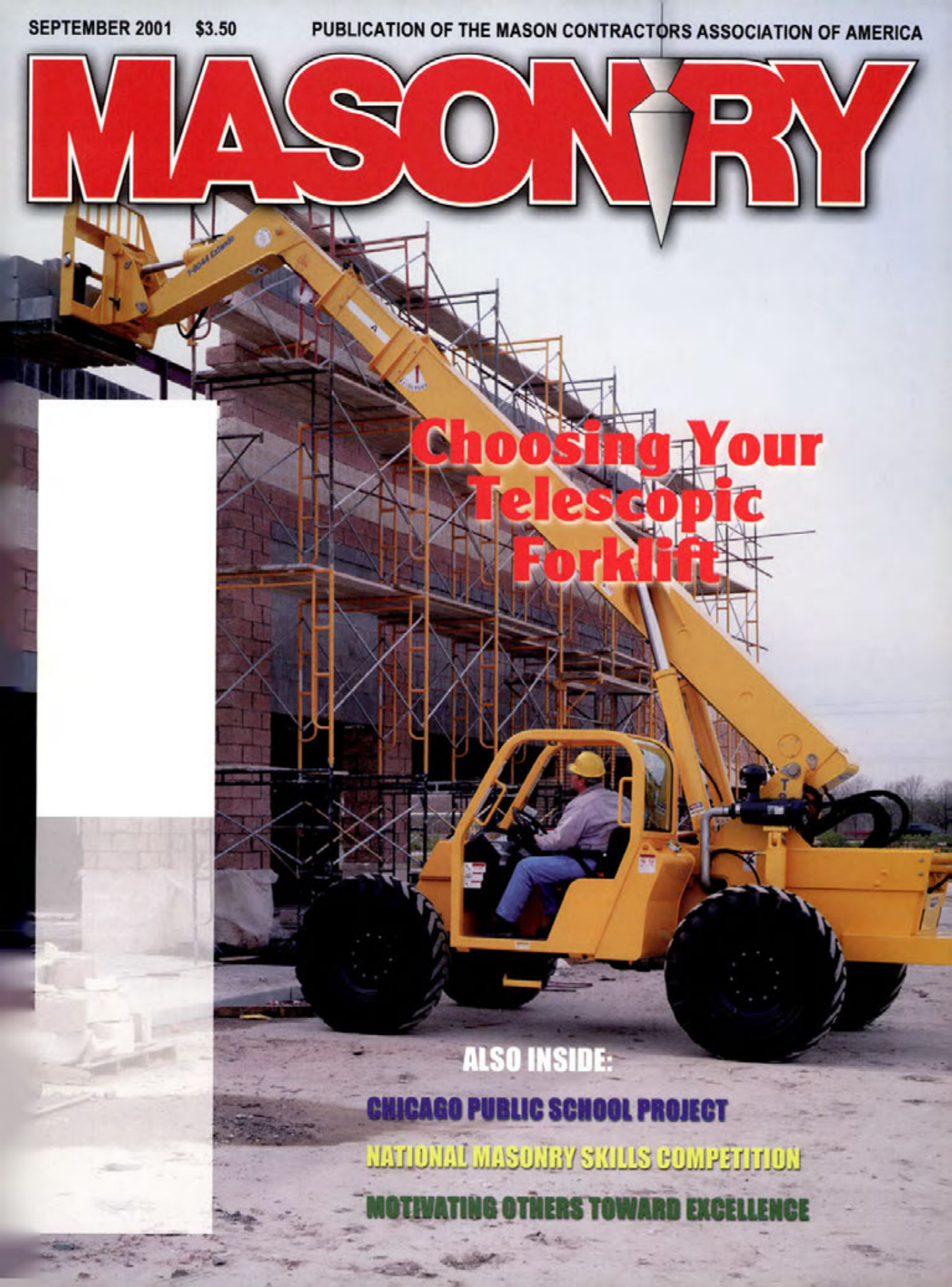 Masonry Magazine September 2001 Page. 1