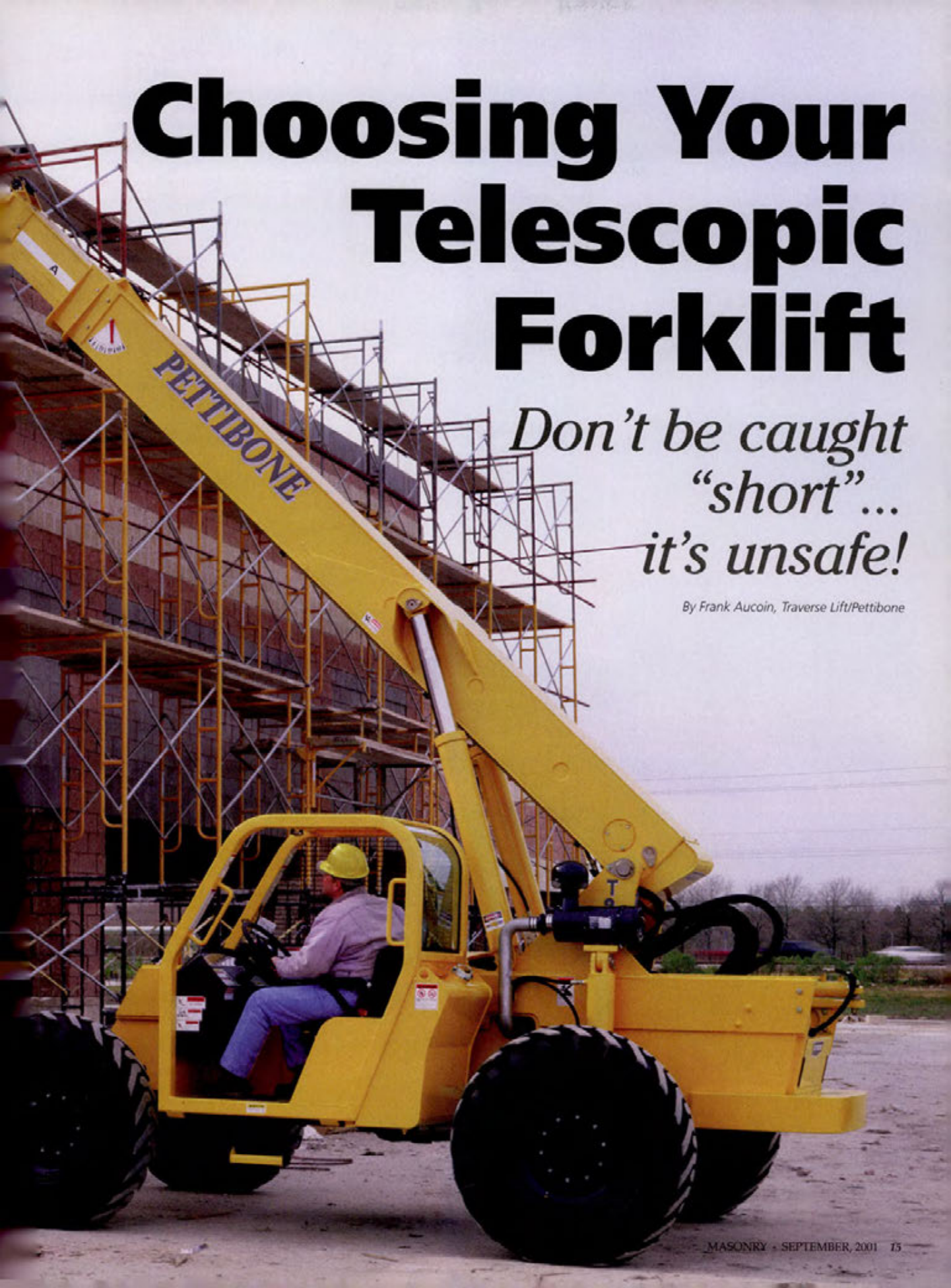 Masonry Magazine September 2001 Page. 15