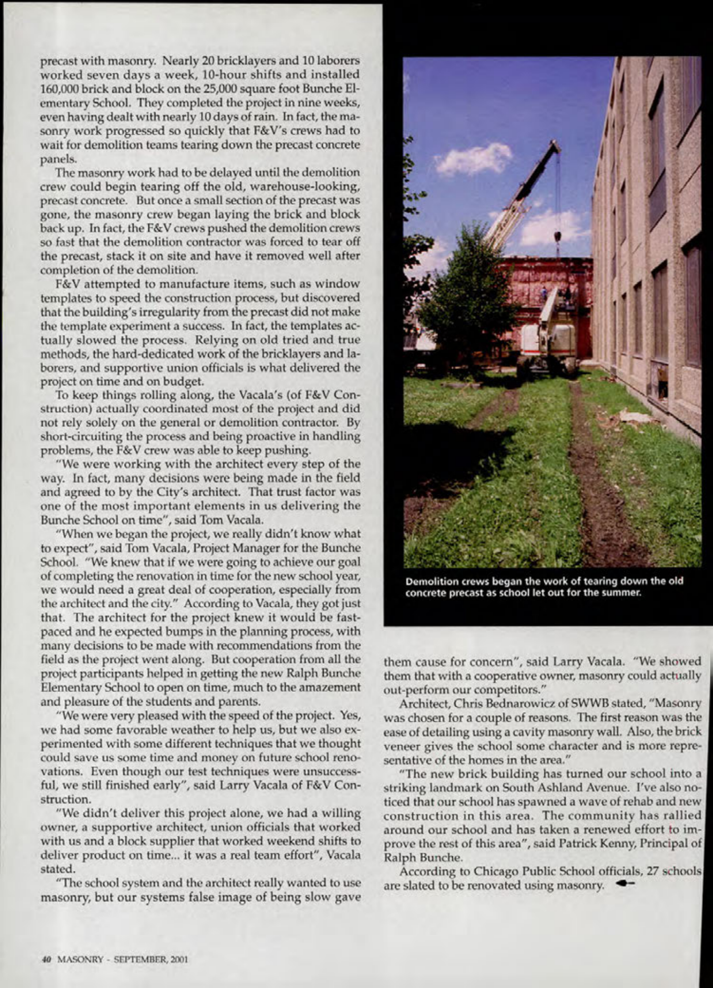 Masonry Magazine September 2001 Page. 40