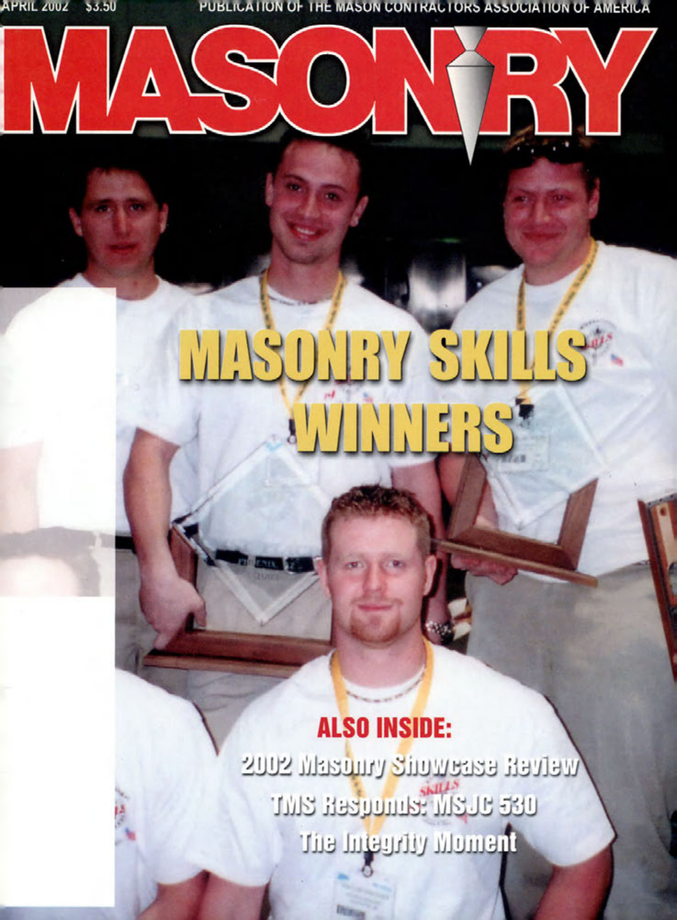 Masonry Magazine April 2002 Page. 1