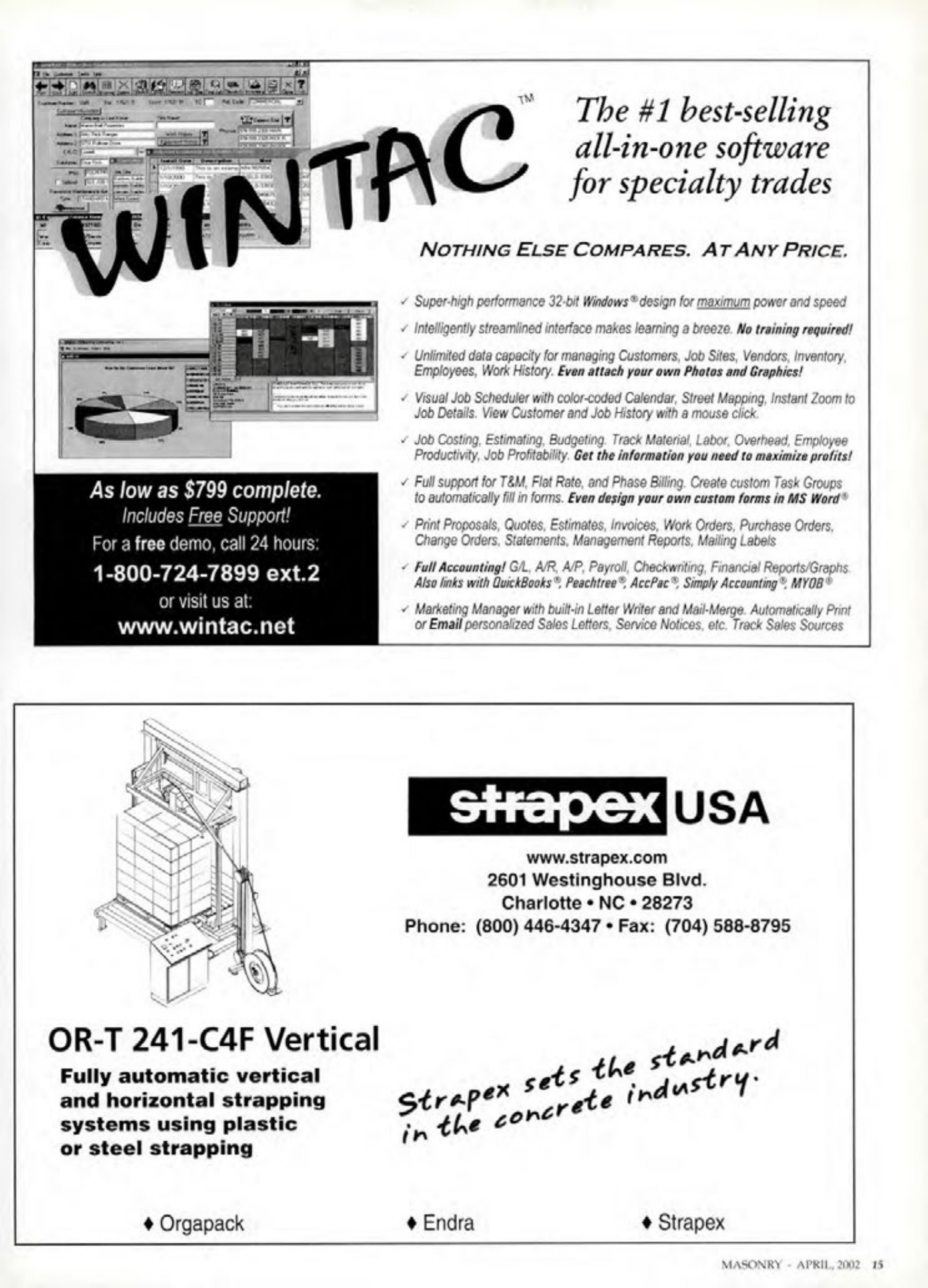 Masonry Magazine April 2002 Page. 15