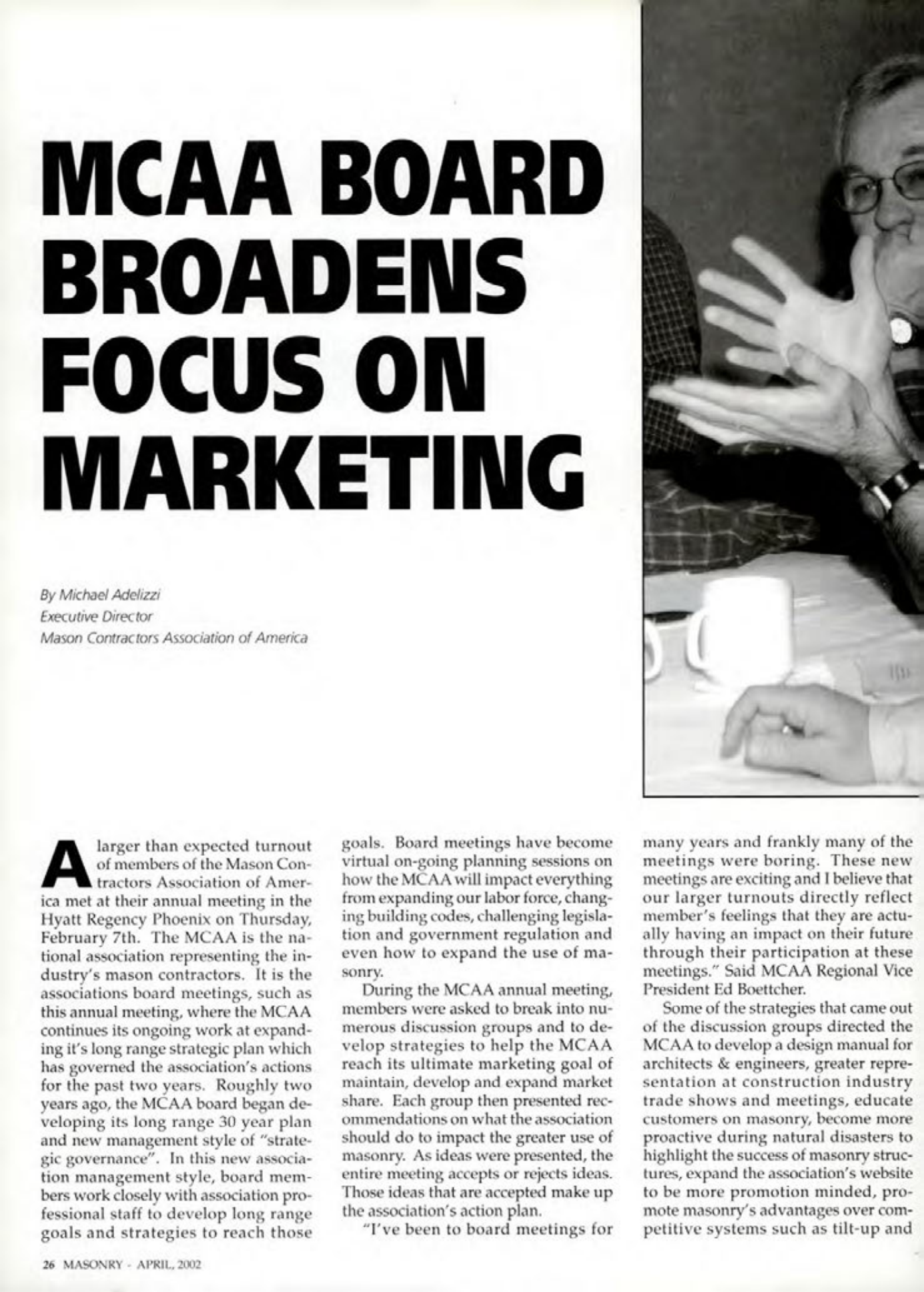 Masonry Magazine April 2002 Page. 26