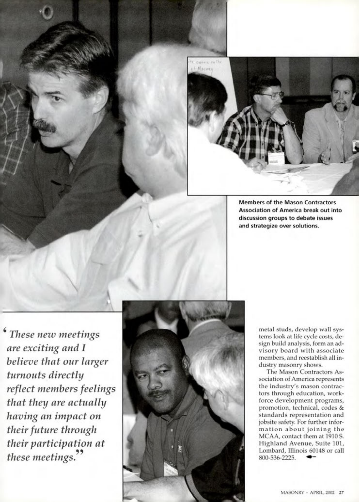 Masonry Magazine April 2002 Page. 27
