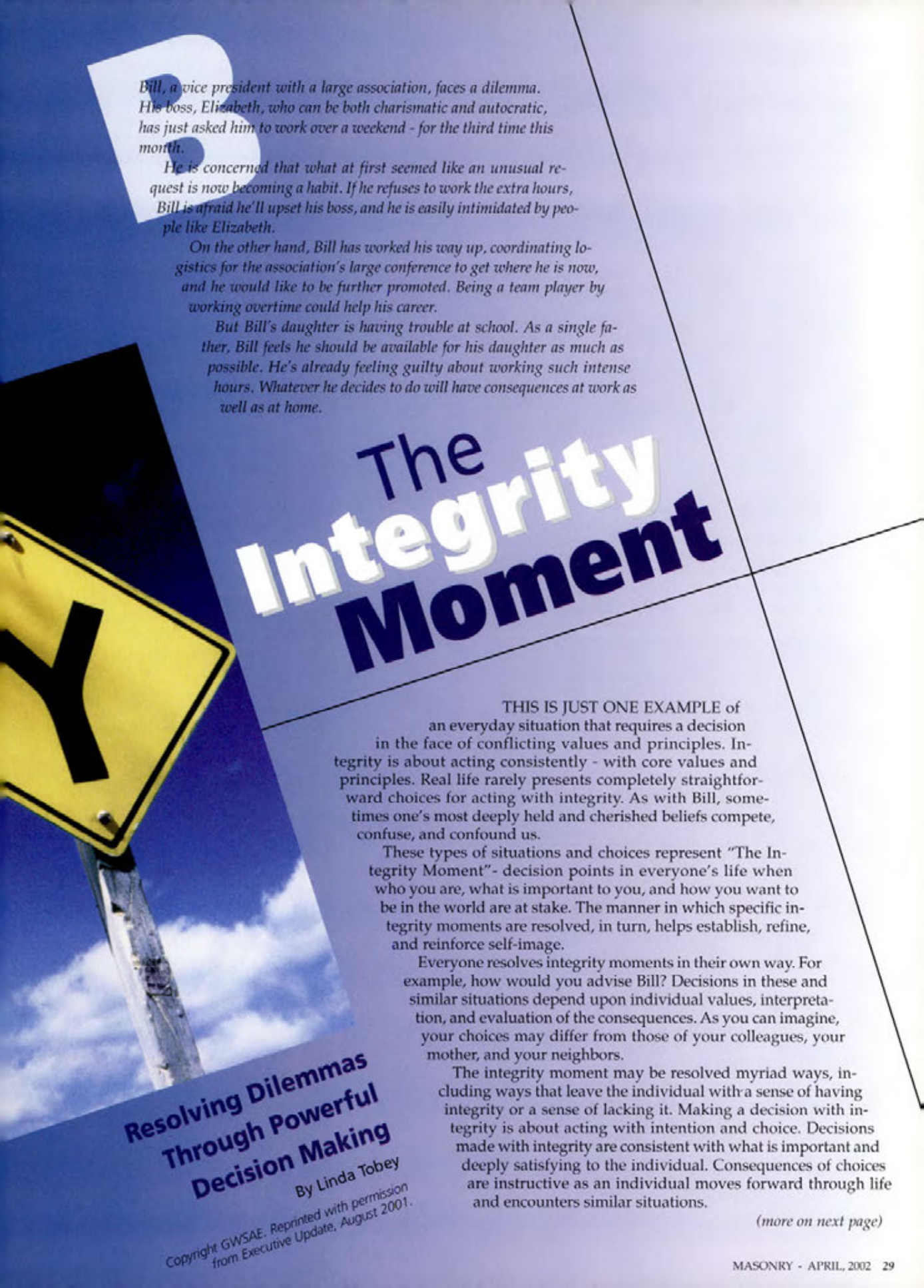 Masonry Magazine April 2002 Page. 29