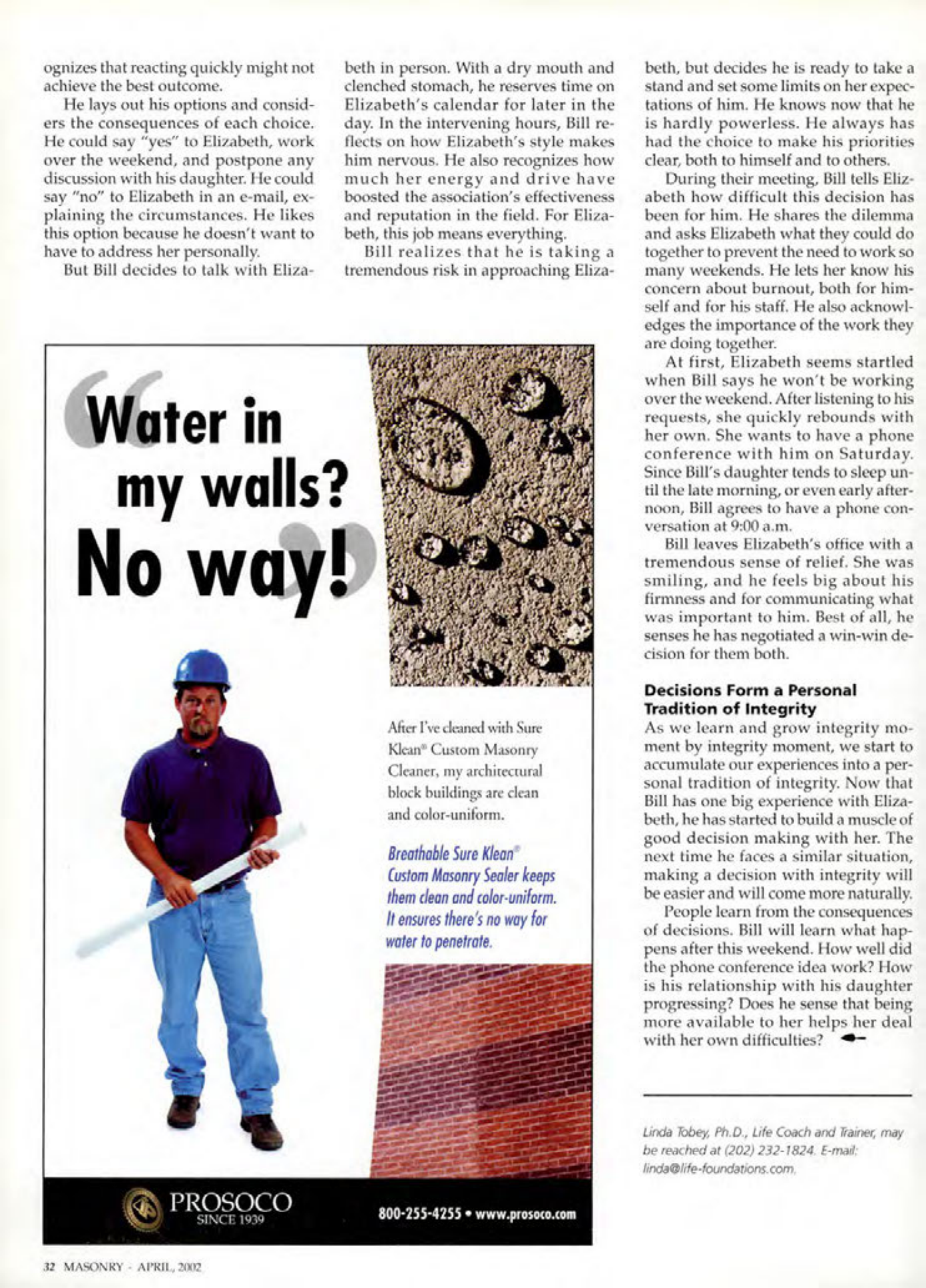 Masonry Magazine April 2002 Page. 32