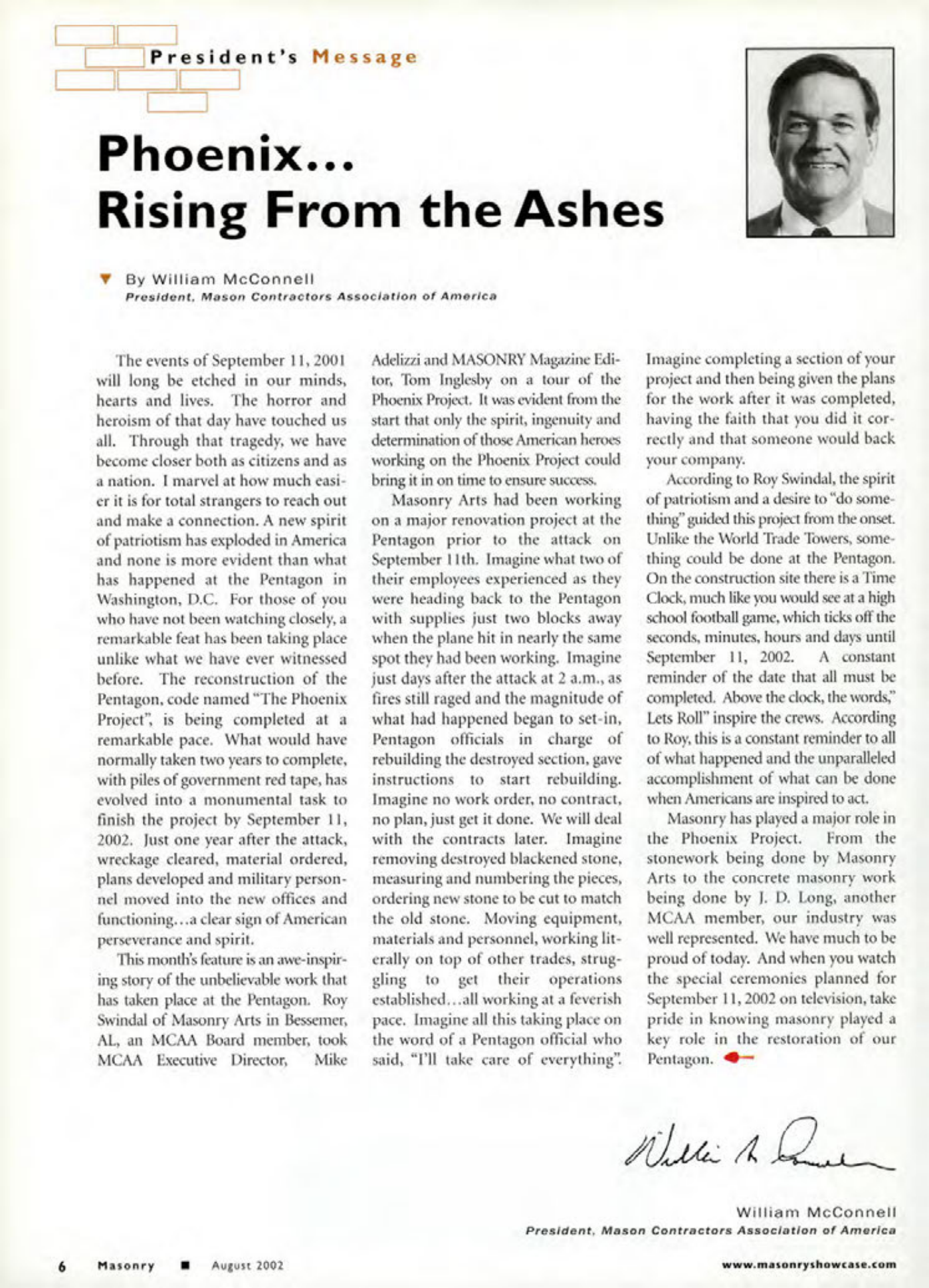 Masonry Magazine August 2002 Page. 8