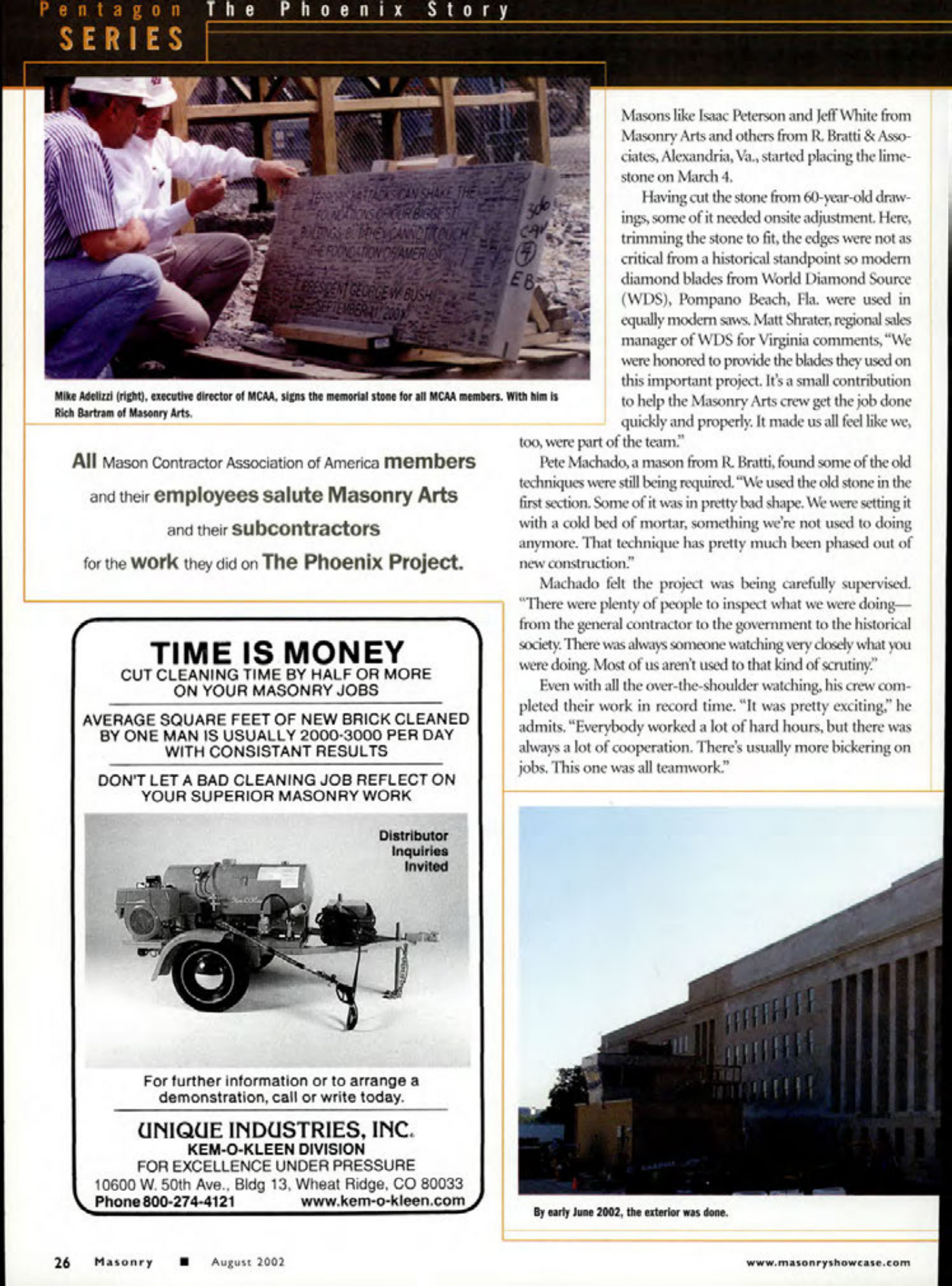 Masonry Magazine August 2002 Page. 28