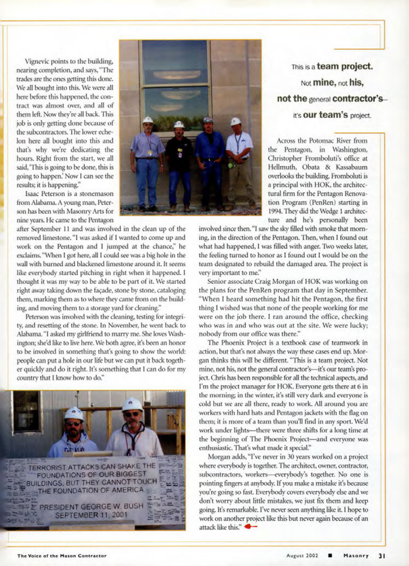 Masonry Magazine August 2002 Page. 33