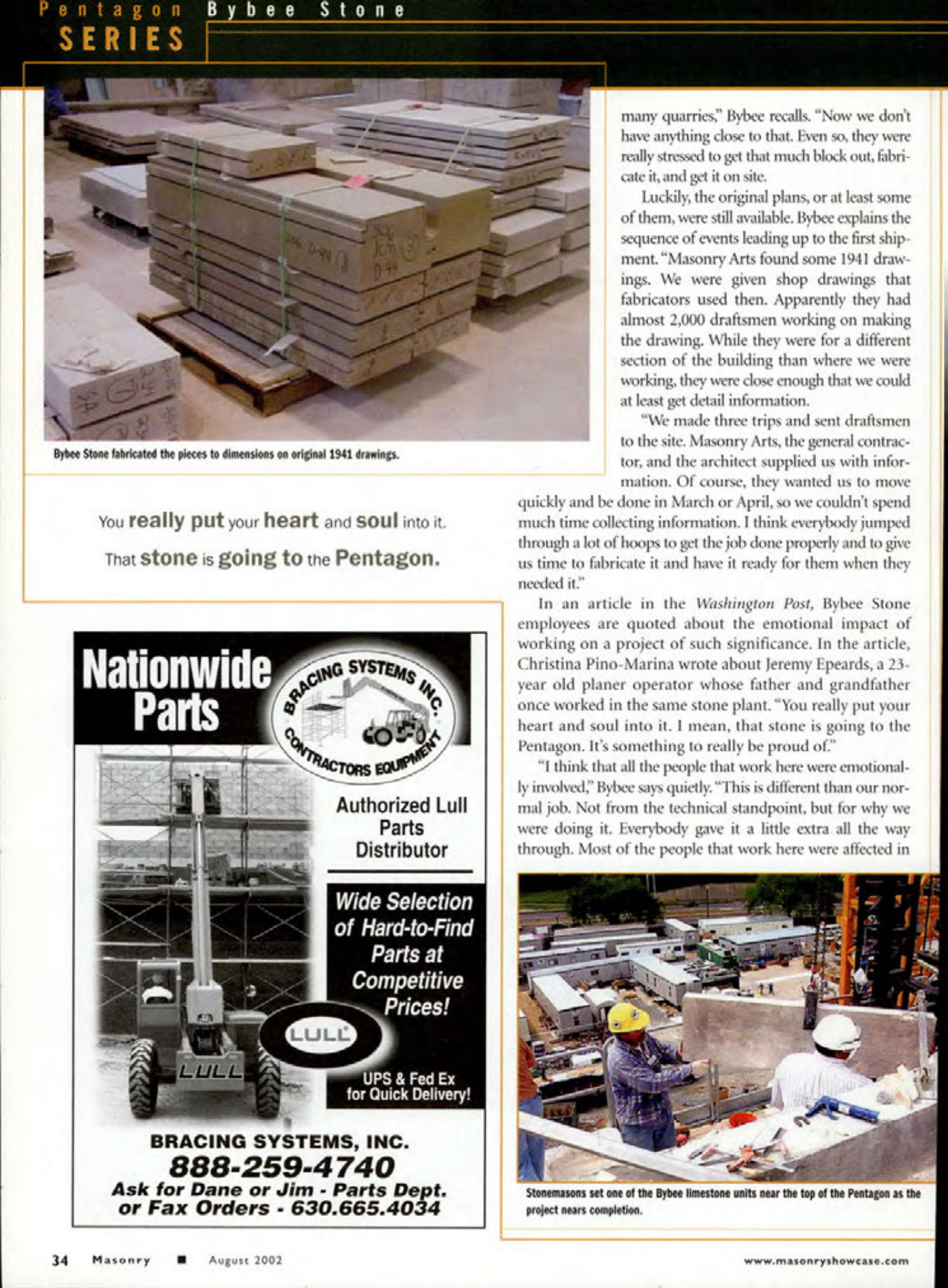 Masonry Magazine August 2002 Page. 36