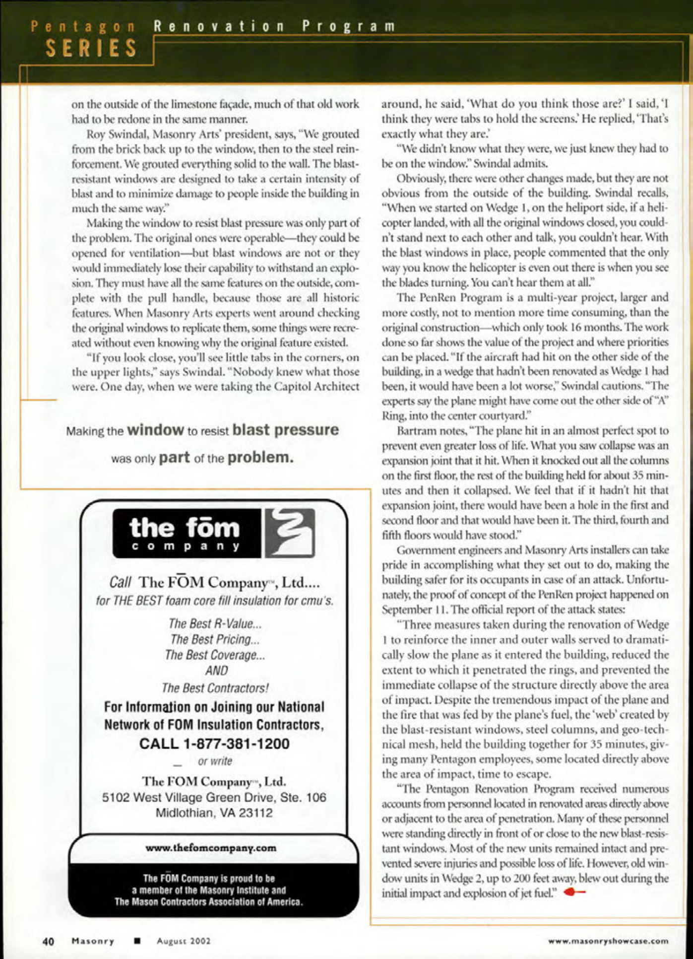 Masonry Magazine August 2002 Page. 42