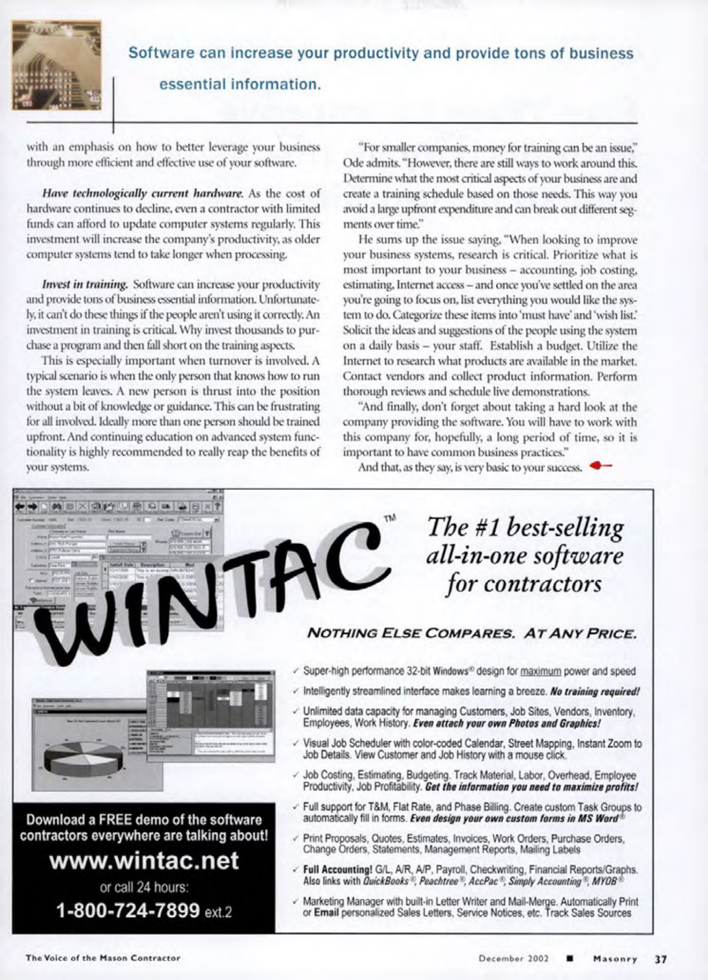 Masonry Magazine December 2002 Page. 39