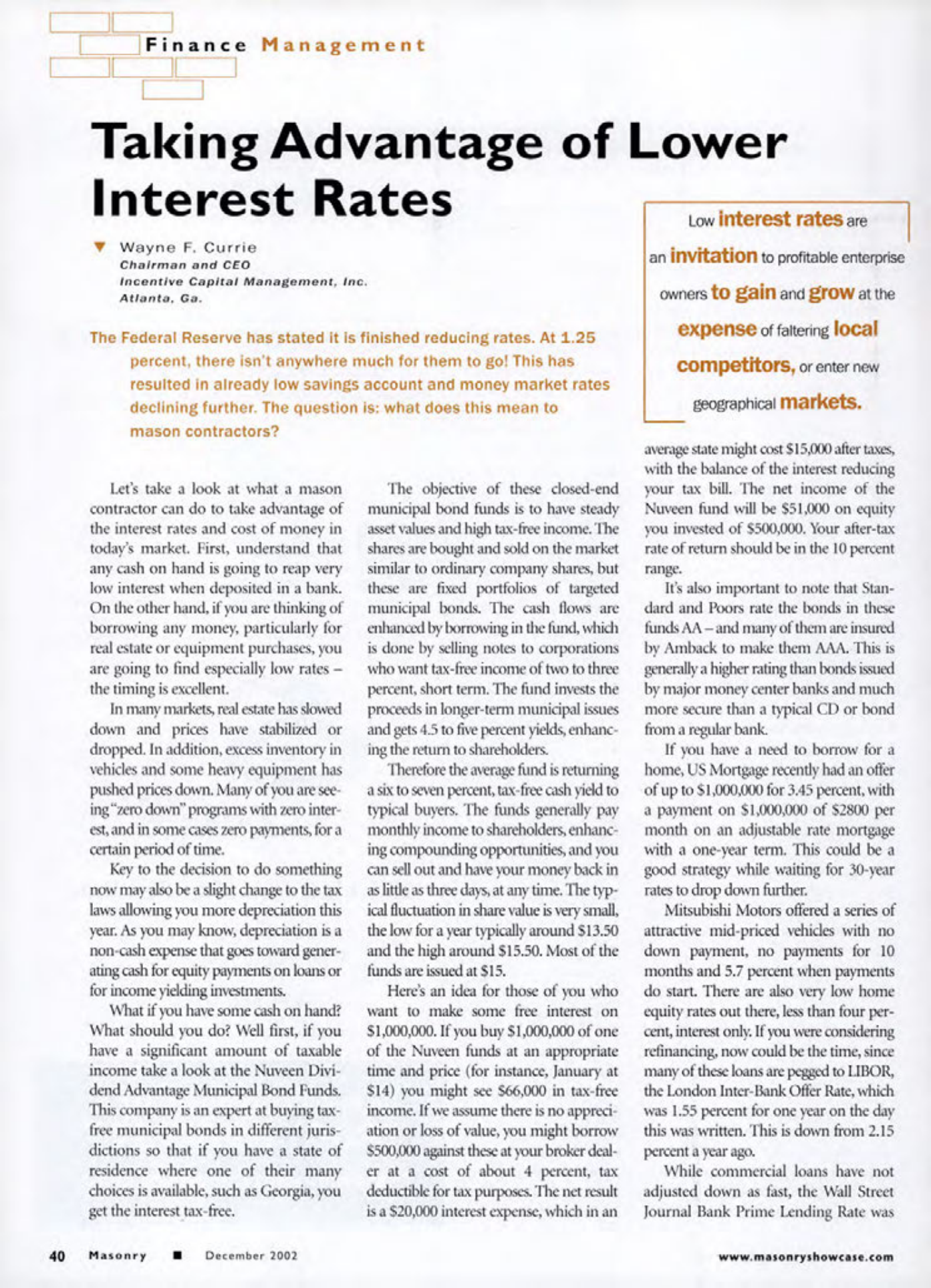 Masonry Magazine December 2002 Page. 42