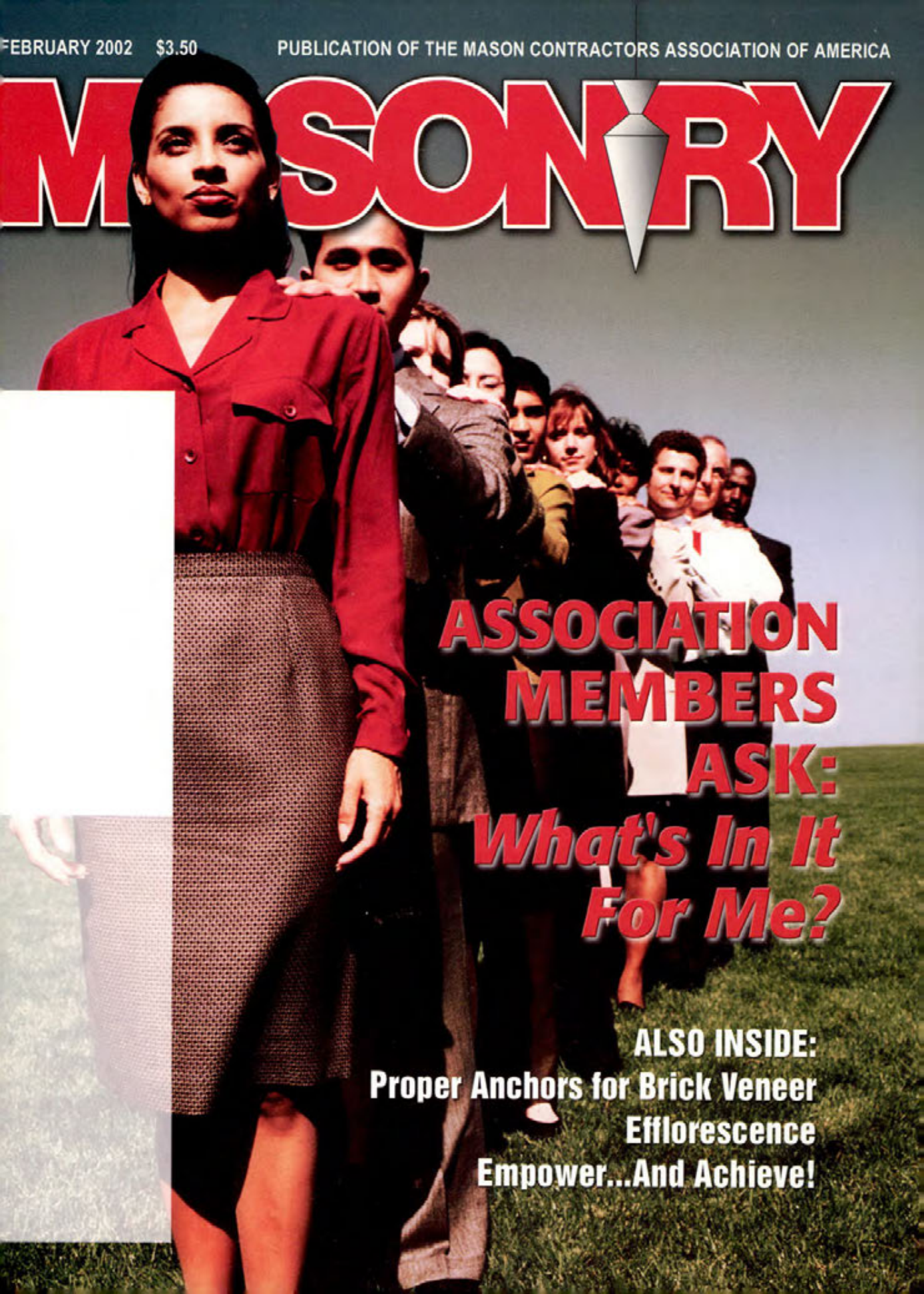 Masonry Magazine February 2002 Page. 1