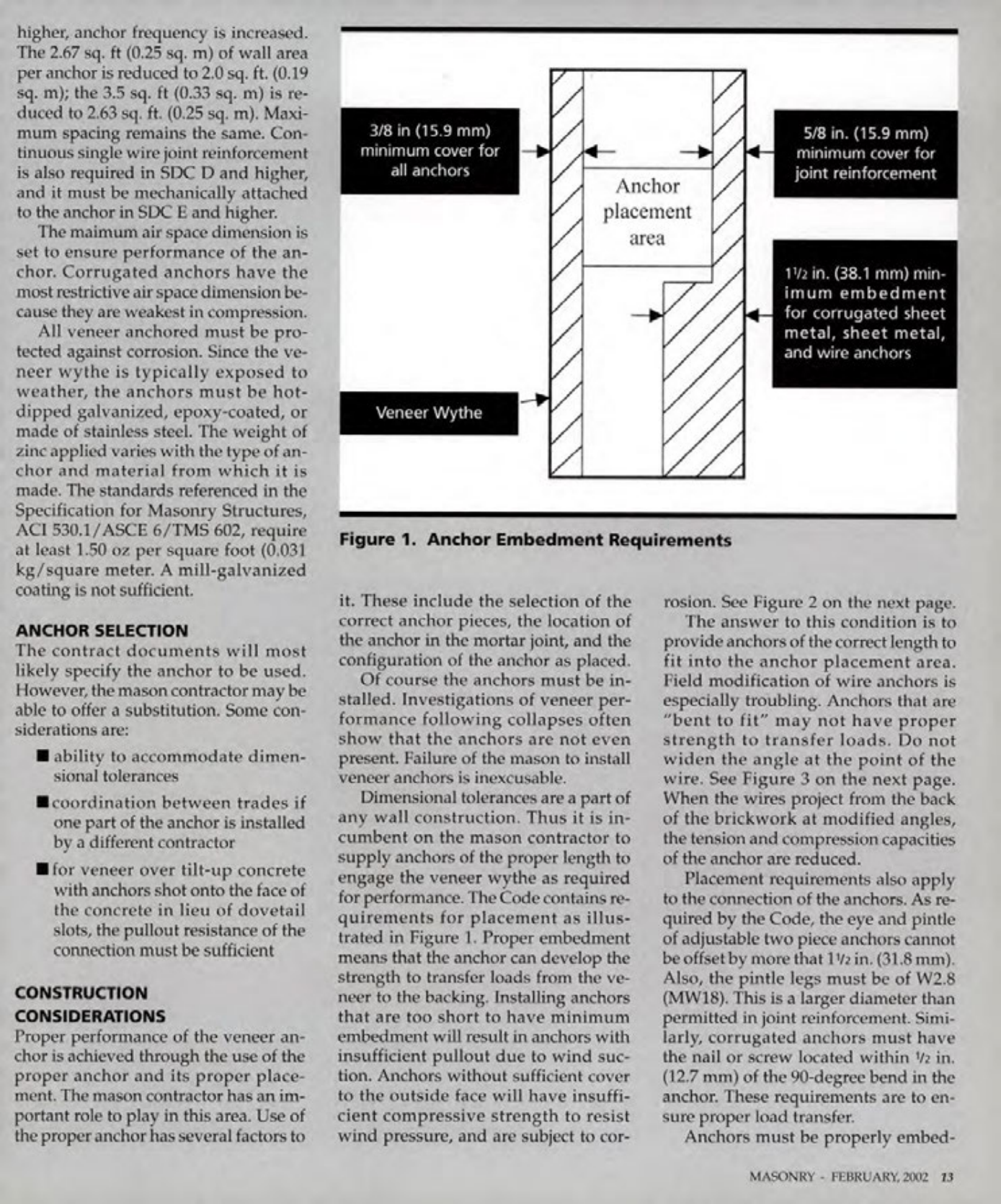 Masonry Magazine February 2002 Page. 13