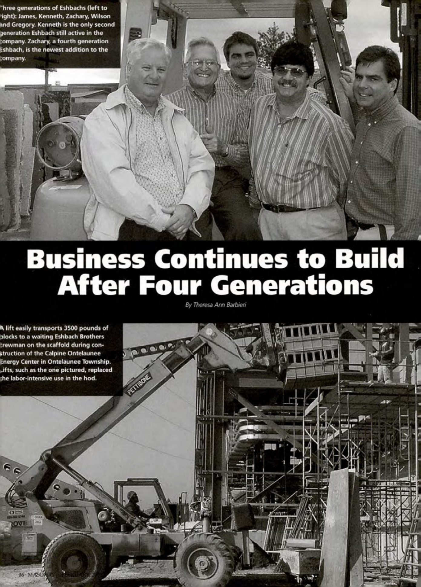 Masonry Magazine February 2002 Page. 16