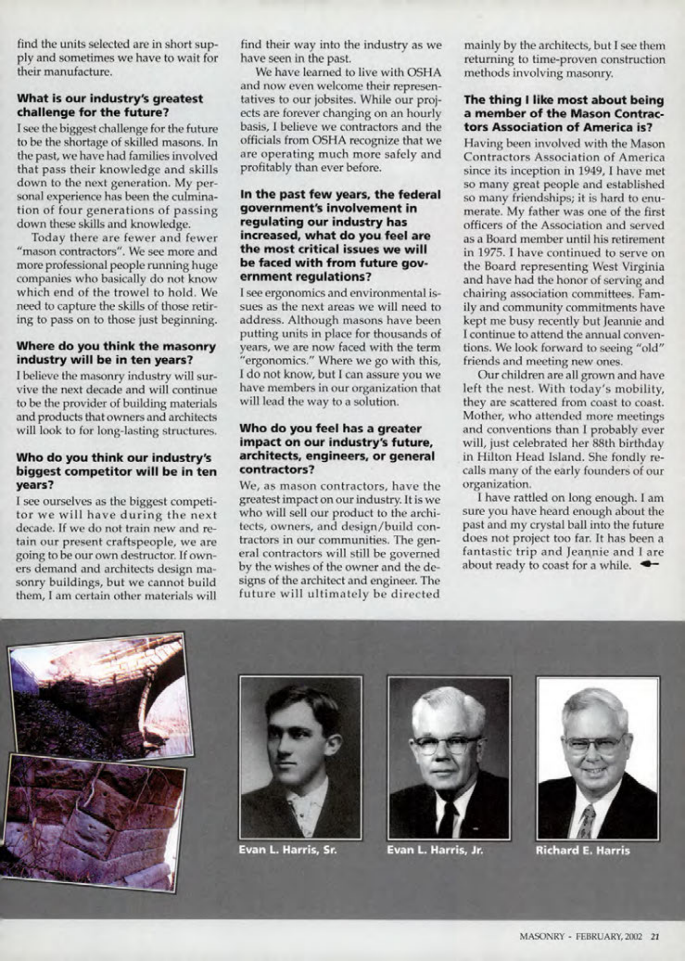 Masonry Magazine February 2002 Page. 21