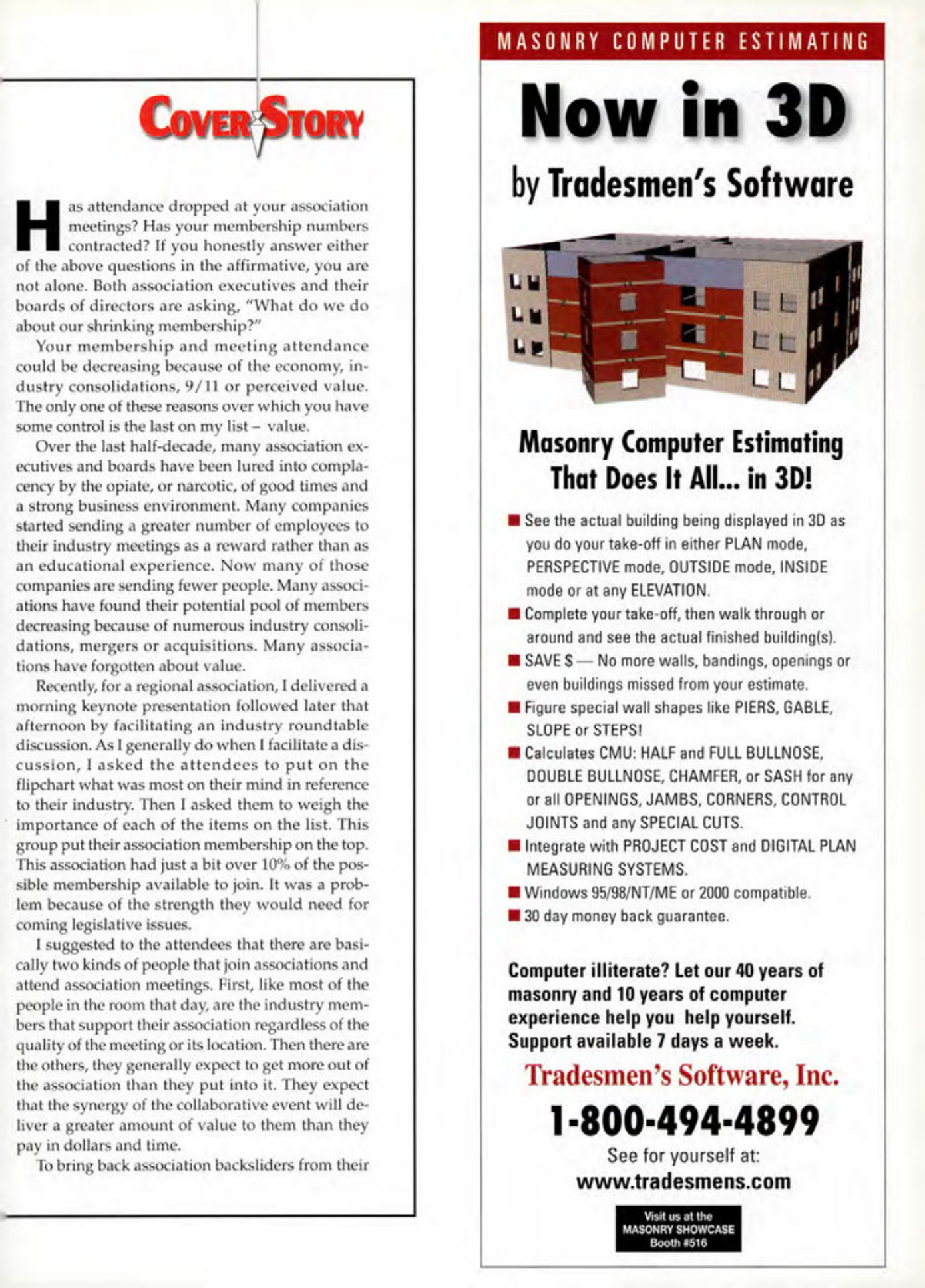Masonry Magazine February 2002 Page. 23