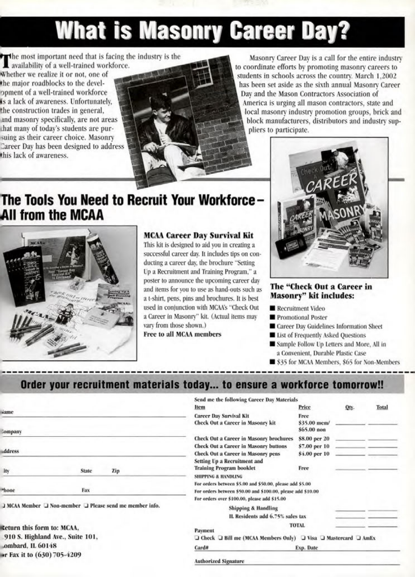 Masonry Magazine February 2002 Page. 25