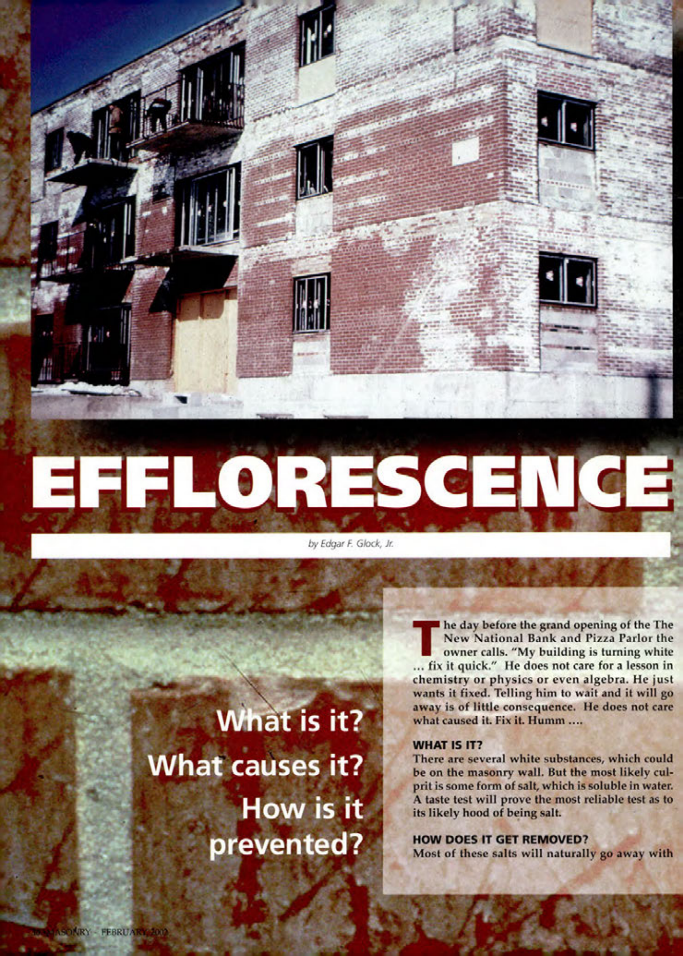 Masonry Magazine February 2002 Page. 30