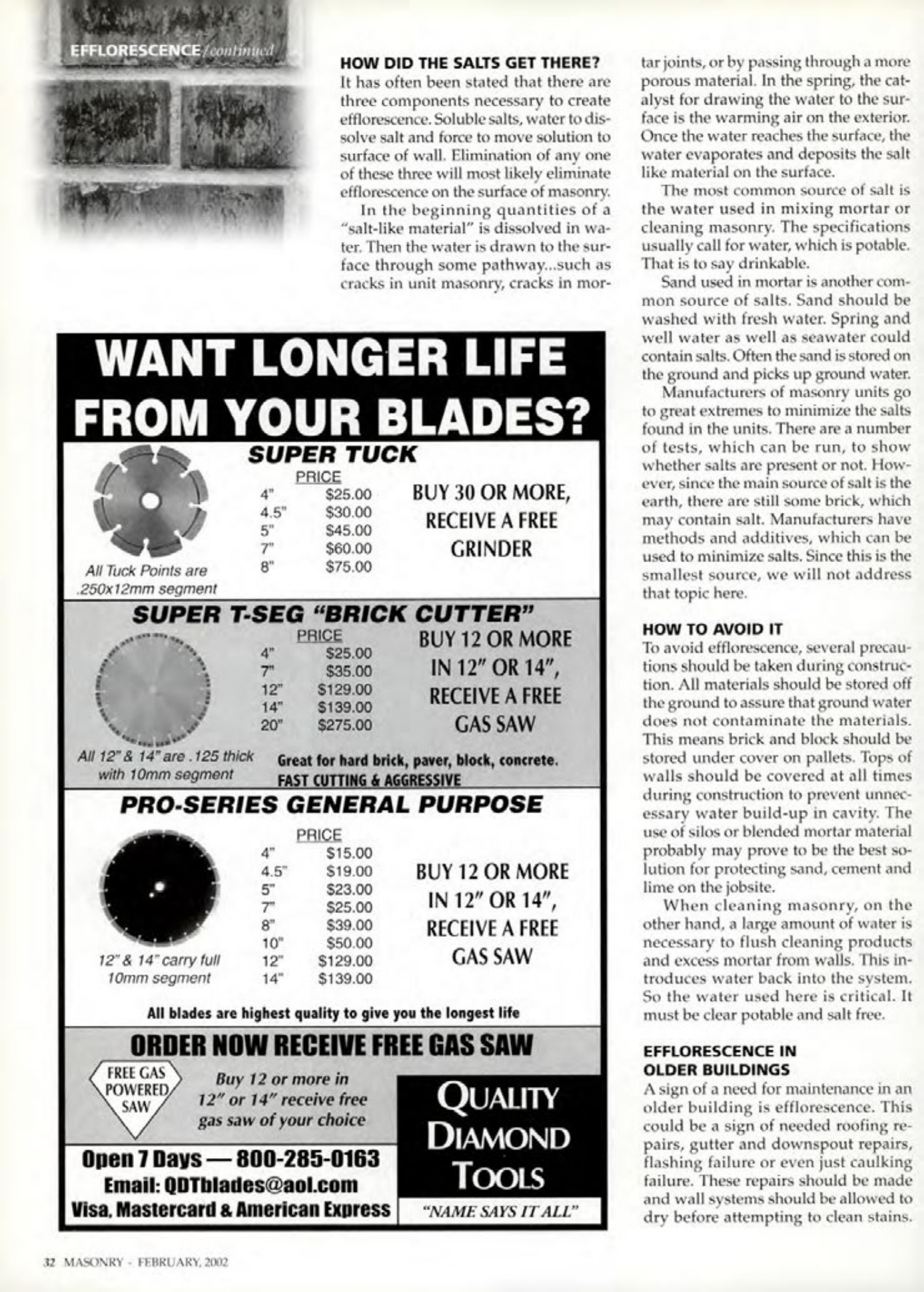 Masonry Magazine February 2002 Page. 32