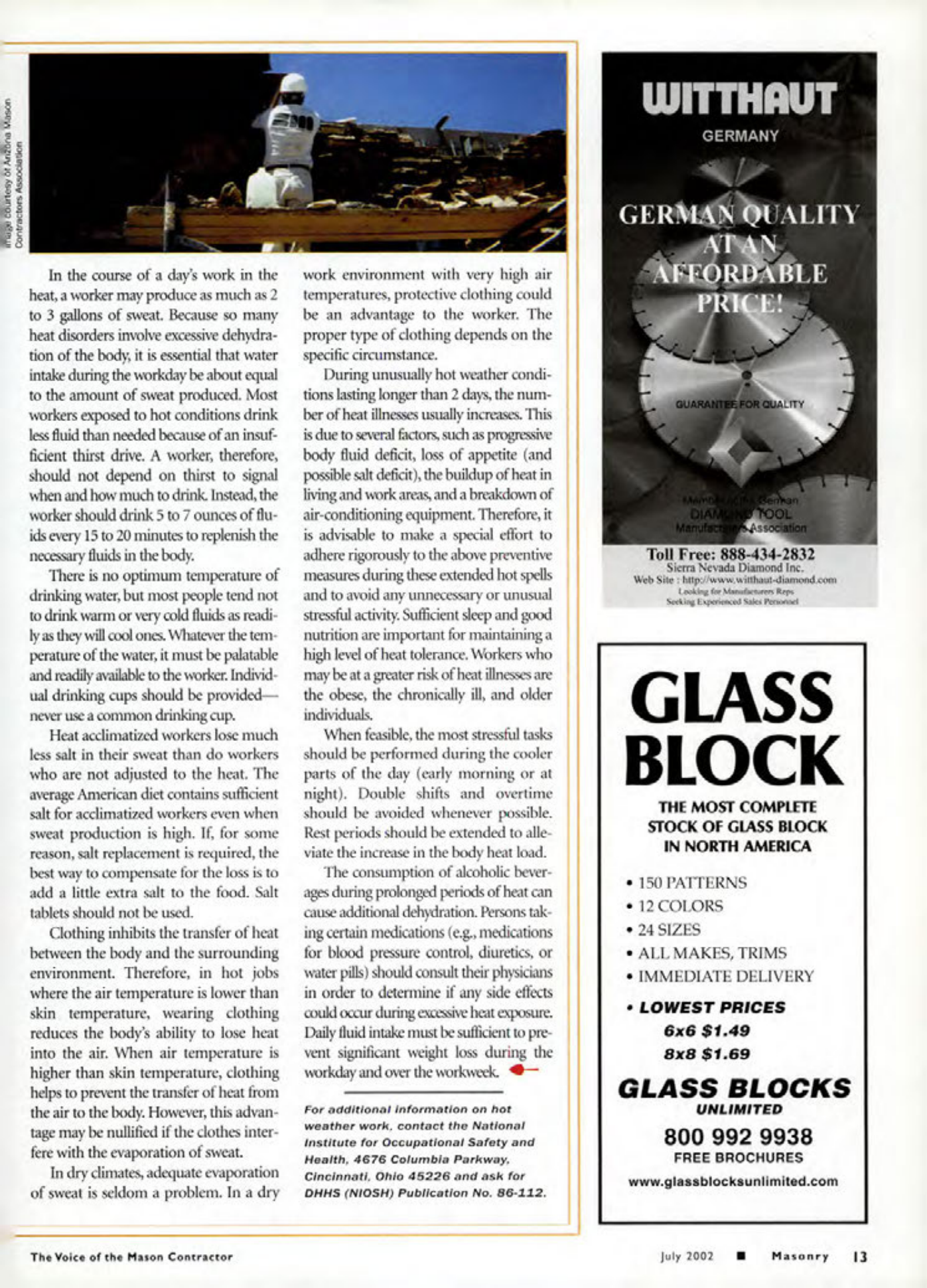 Masonry Magazine July 2002 Page. 15