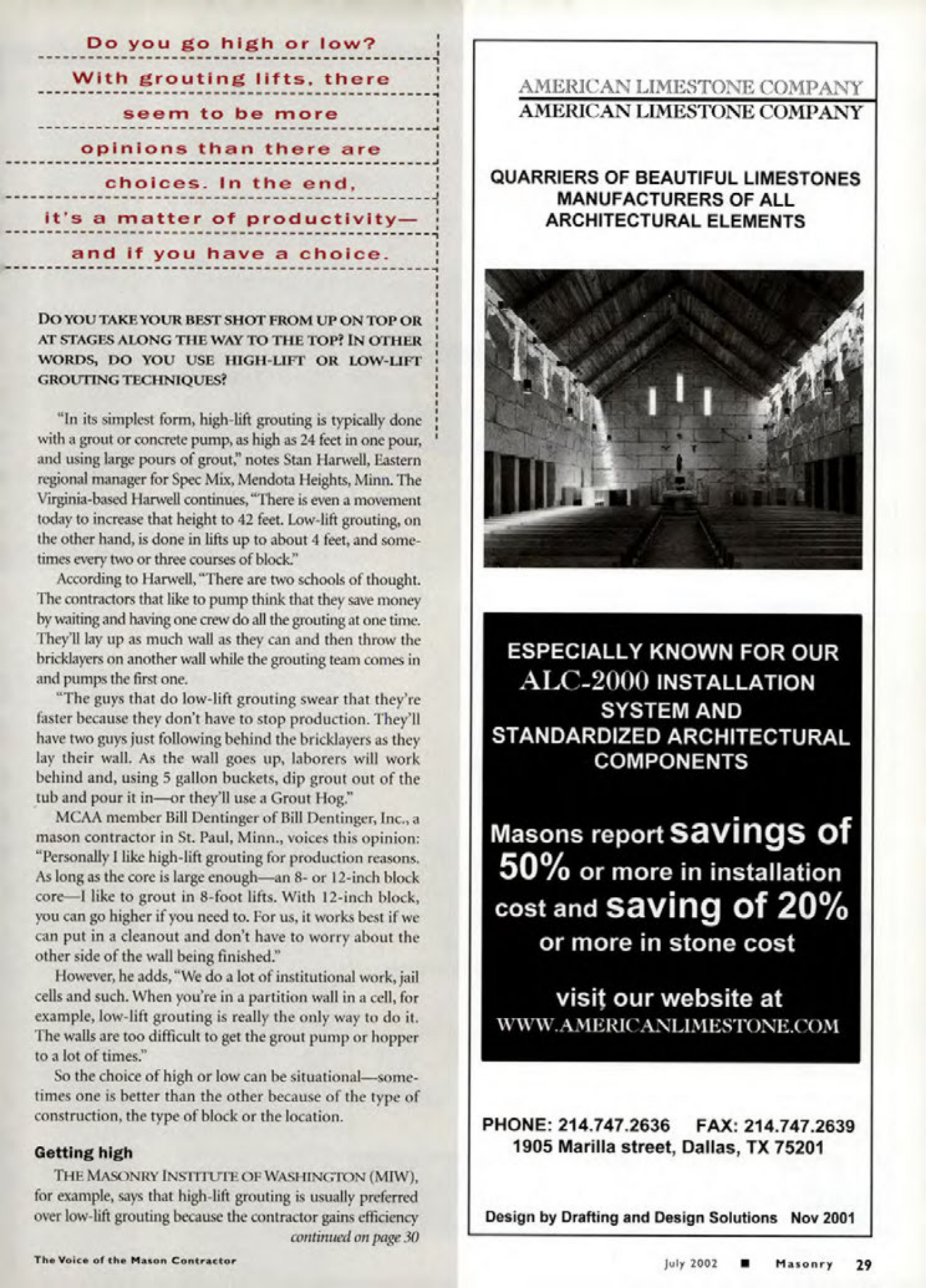 Masonry Magazine July 2002 Page. 31