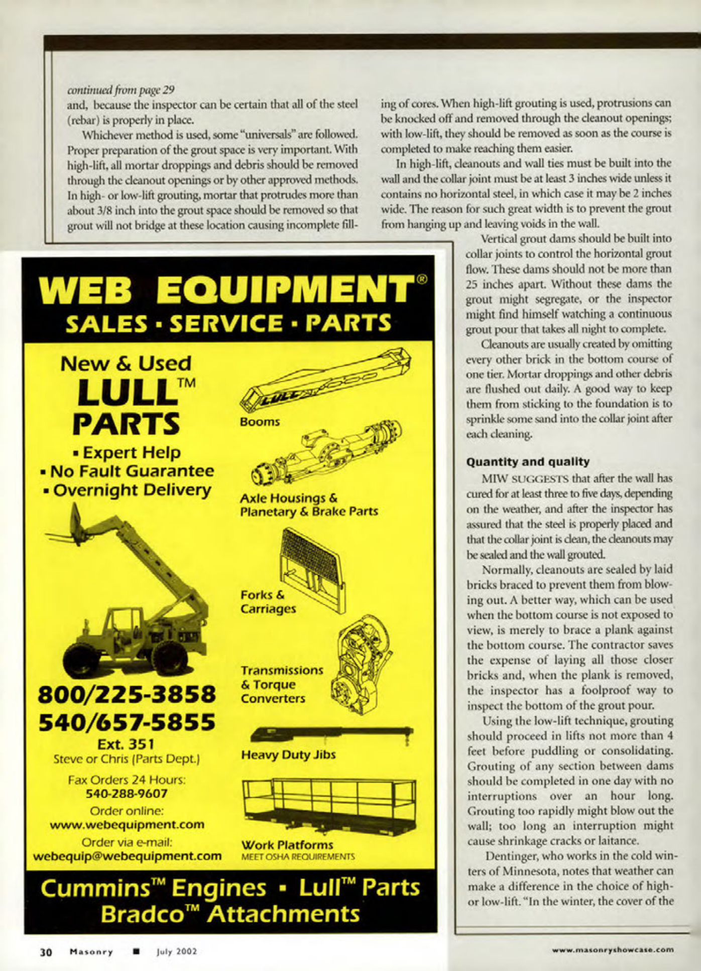 Masonry Magazine July 2002 Page. 32