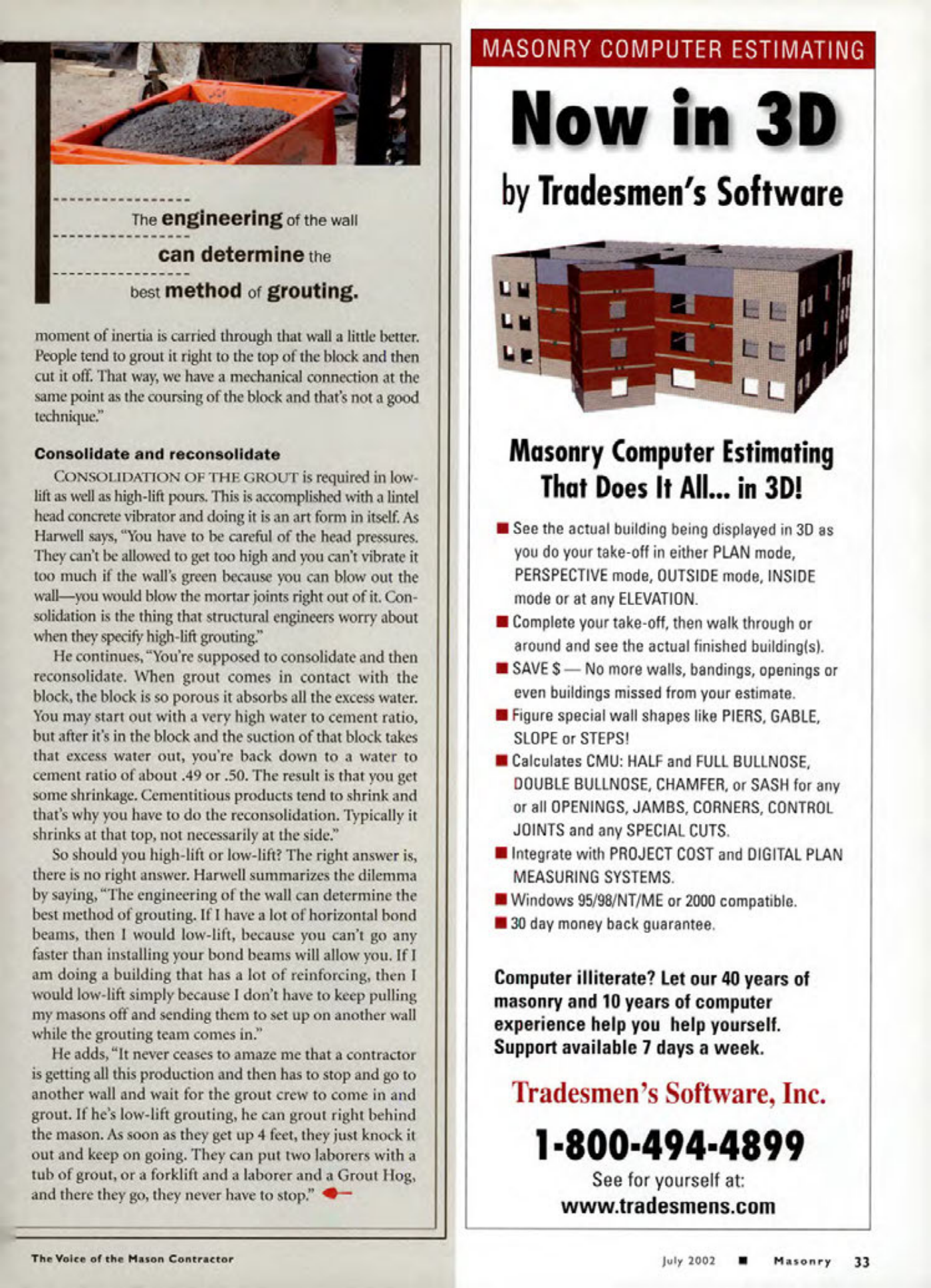 Masonry Magazine July 2002 Page. 35