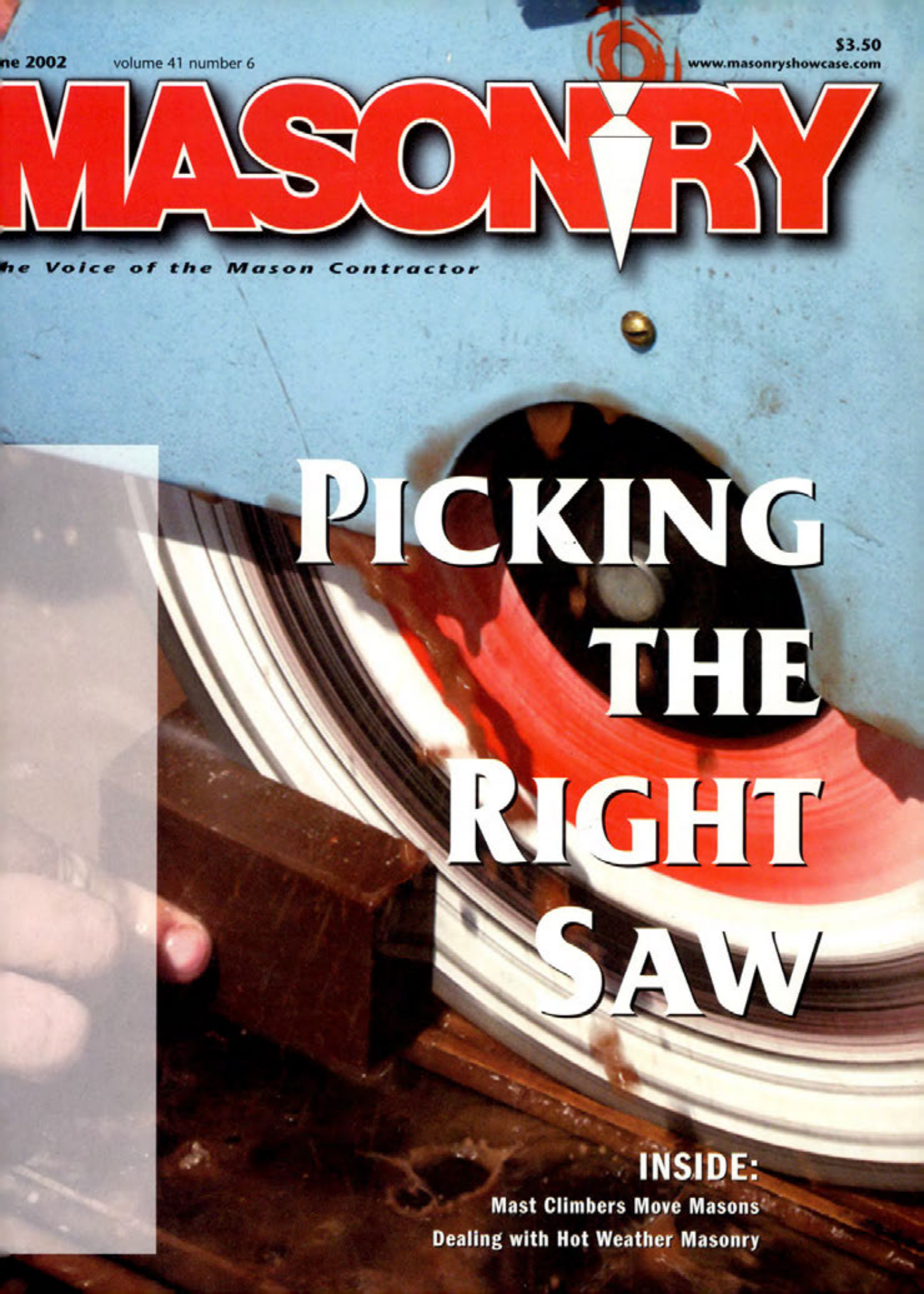 Masonry Magazine June 2002 Page. 1
