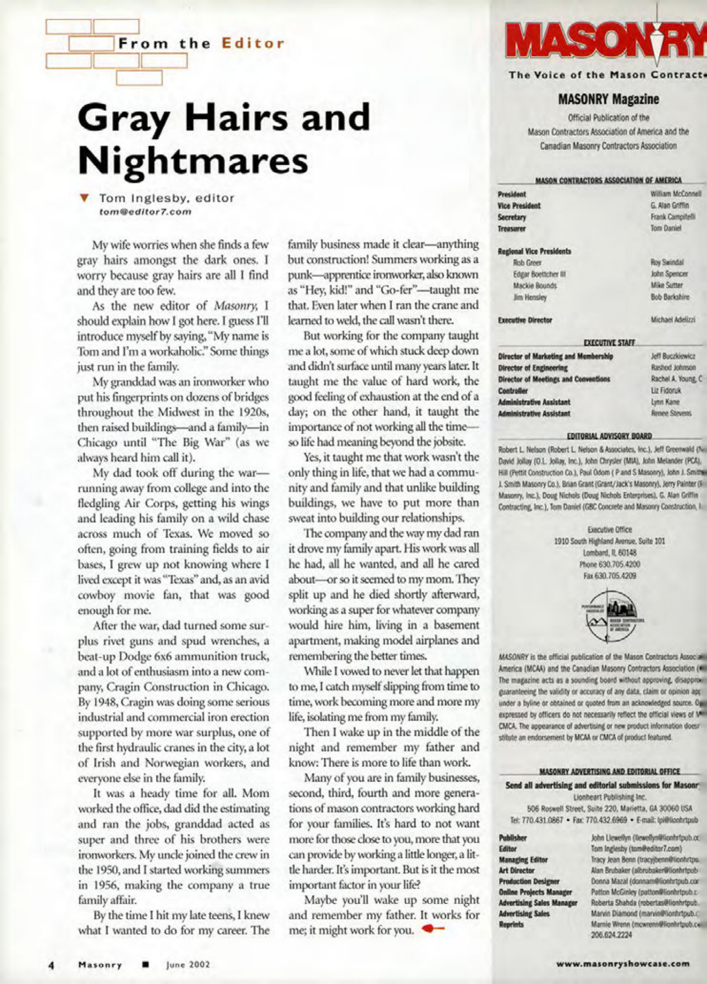 Masonry Magazine June 2002 Page. 6