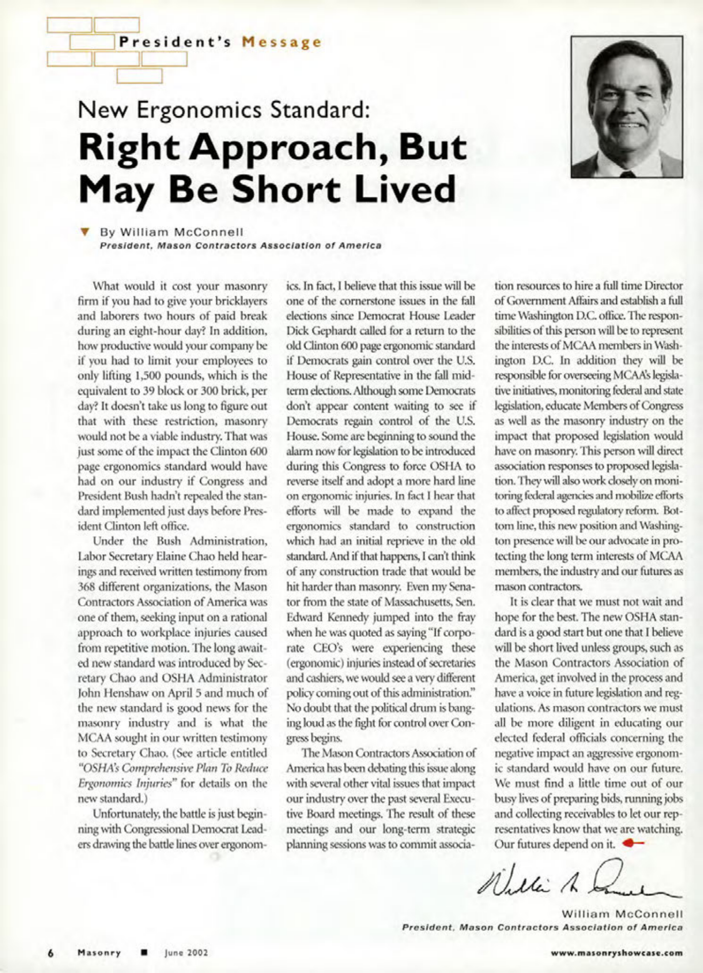 Masonry Magazine June 2002 Page. 8