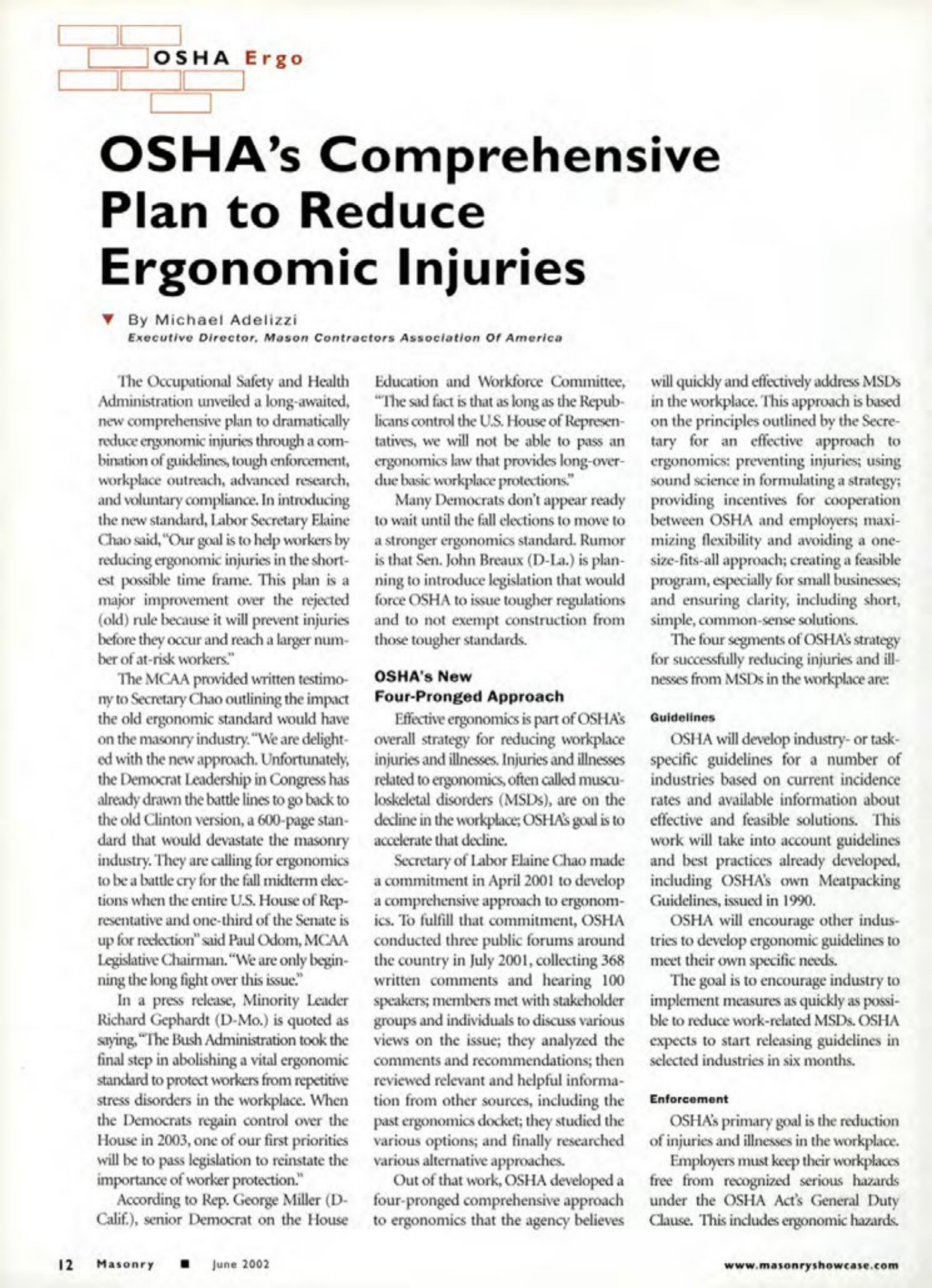 Masonry Magazine June 2002 Page. 14