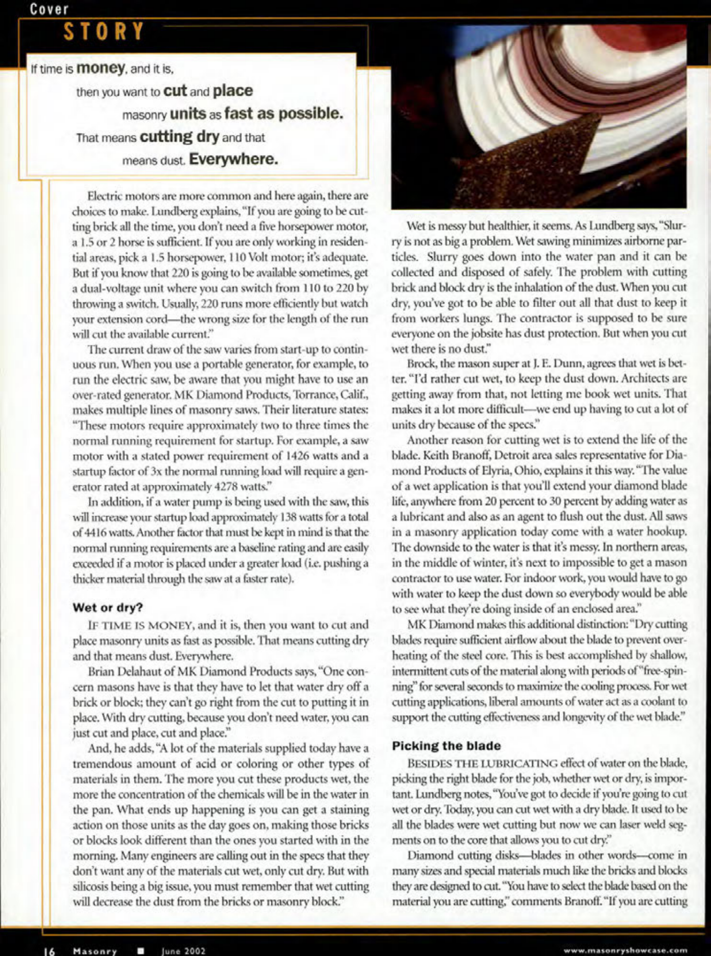Masonry Magazine June 2002 Page. 18
