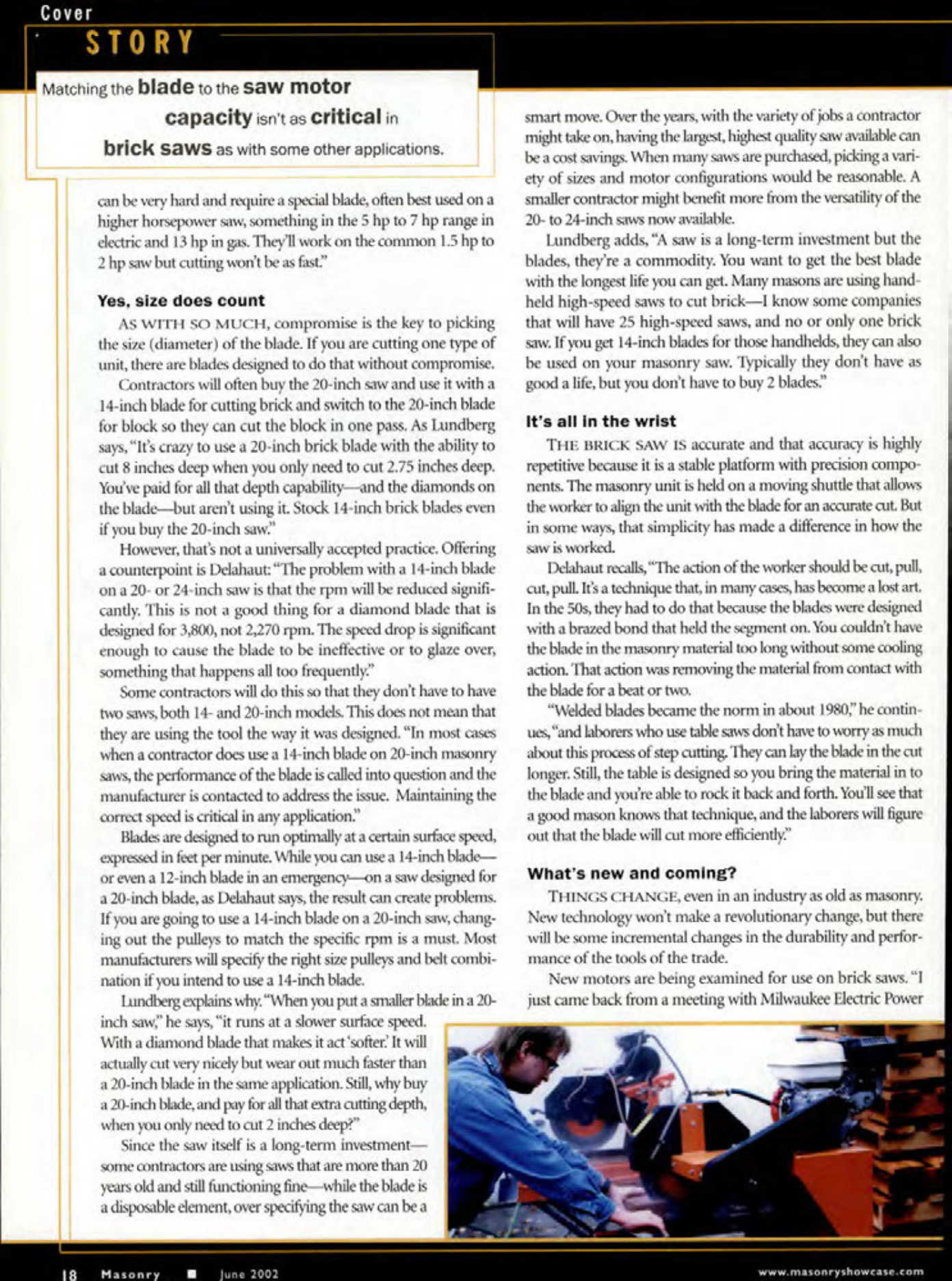 Masonry Magazine June 2002 Page. 20