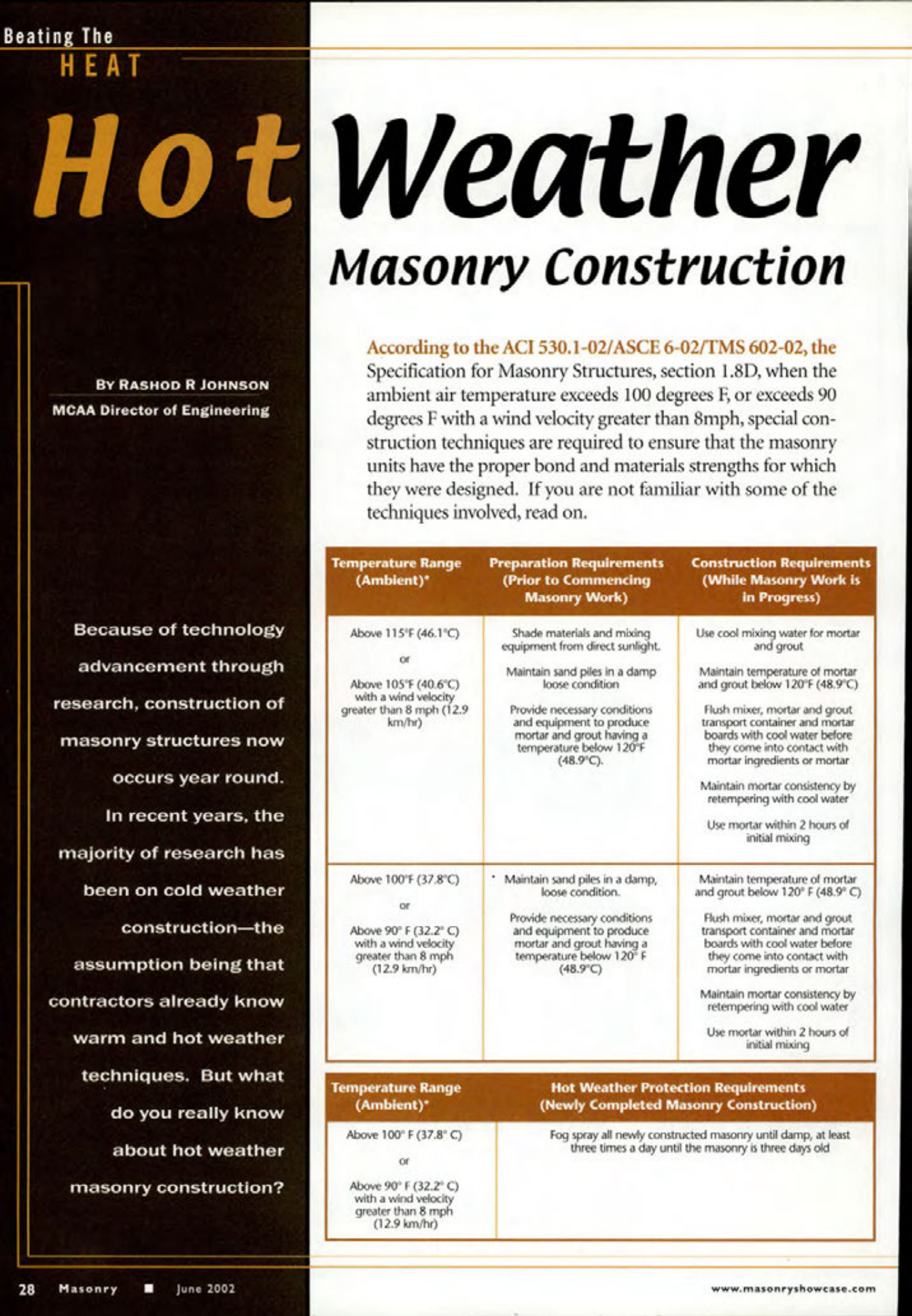 Masonry Magazine June 2002 Page. 30
