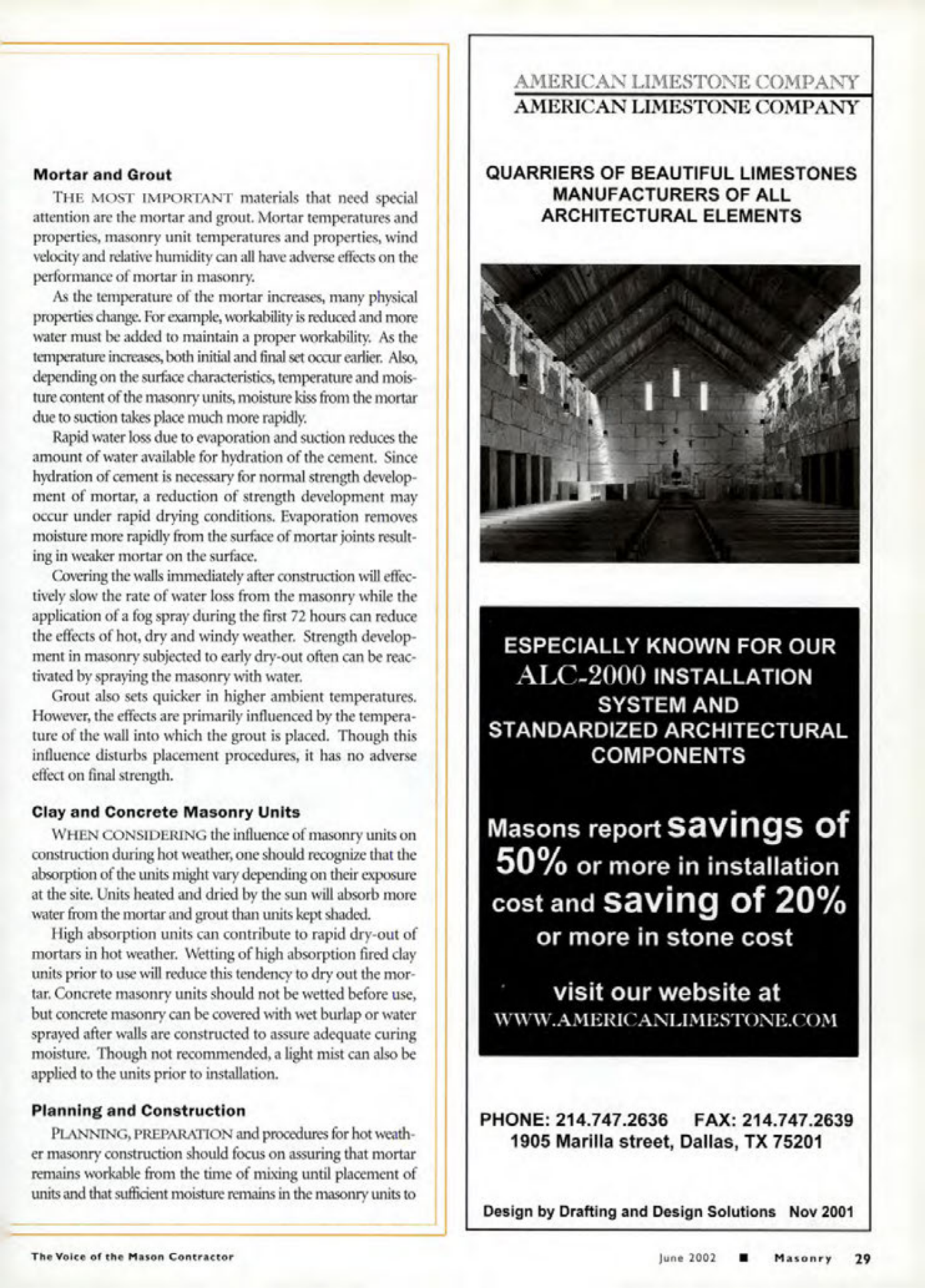Masonry Magazine June 2002 Page. 31