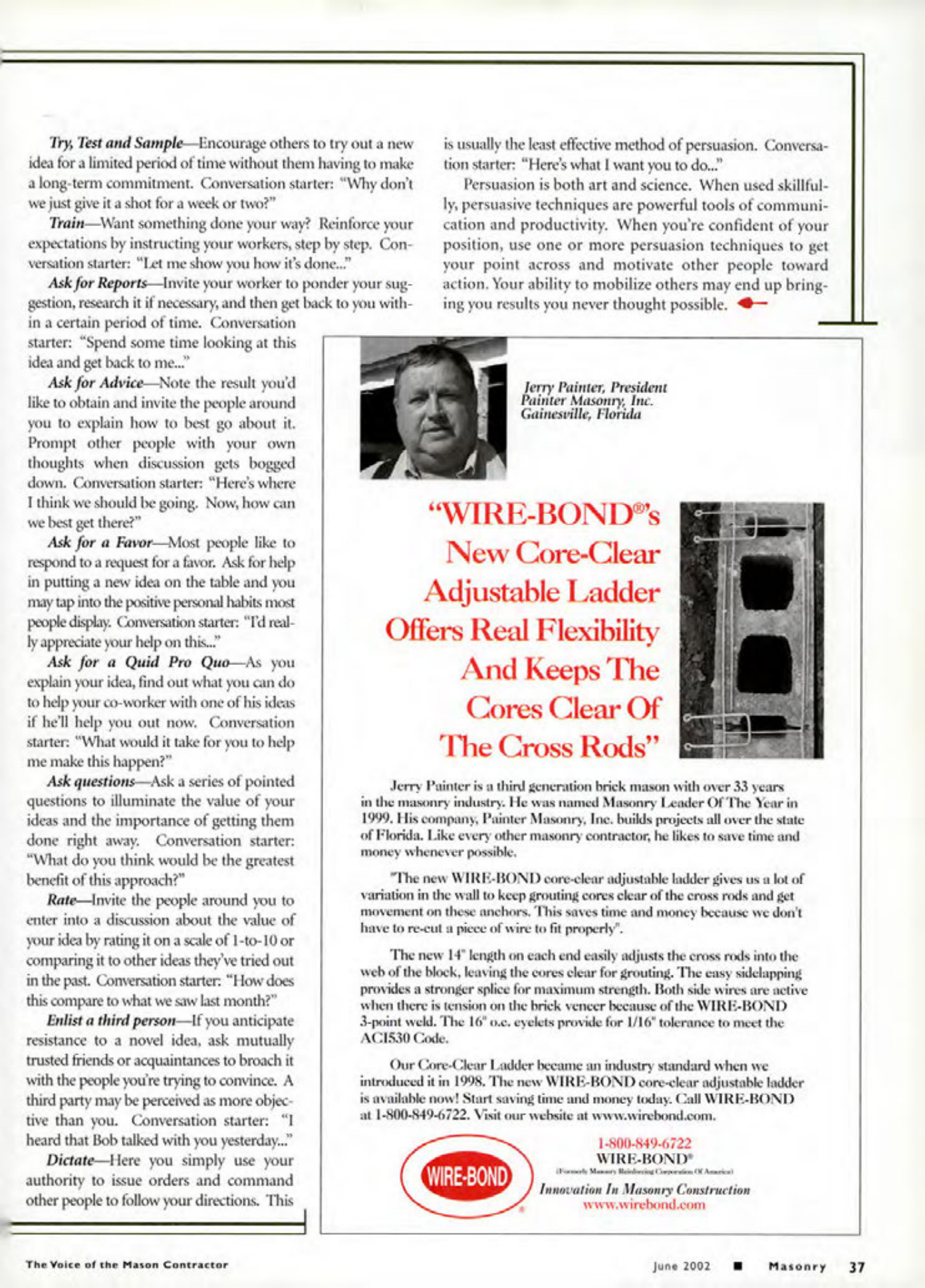 Masonry Magazine June 2002 Page. 39