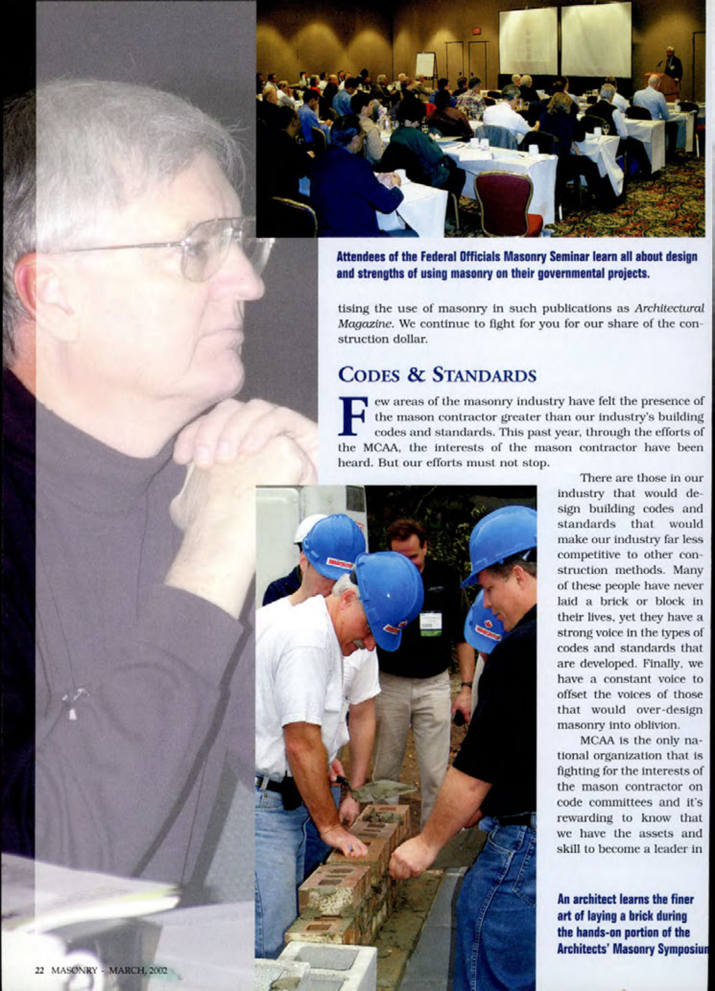 Masonry Magazine March 2002 Page. 22